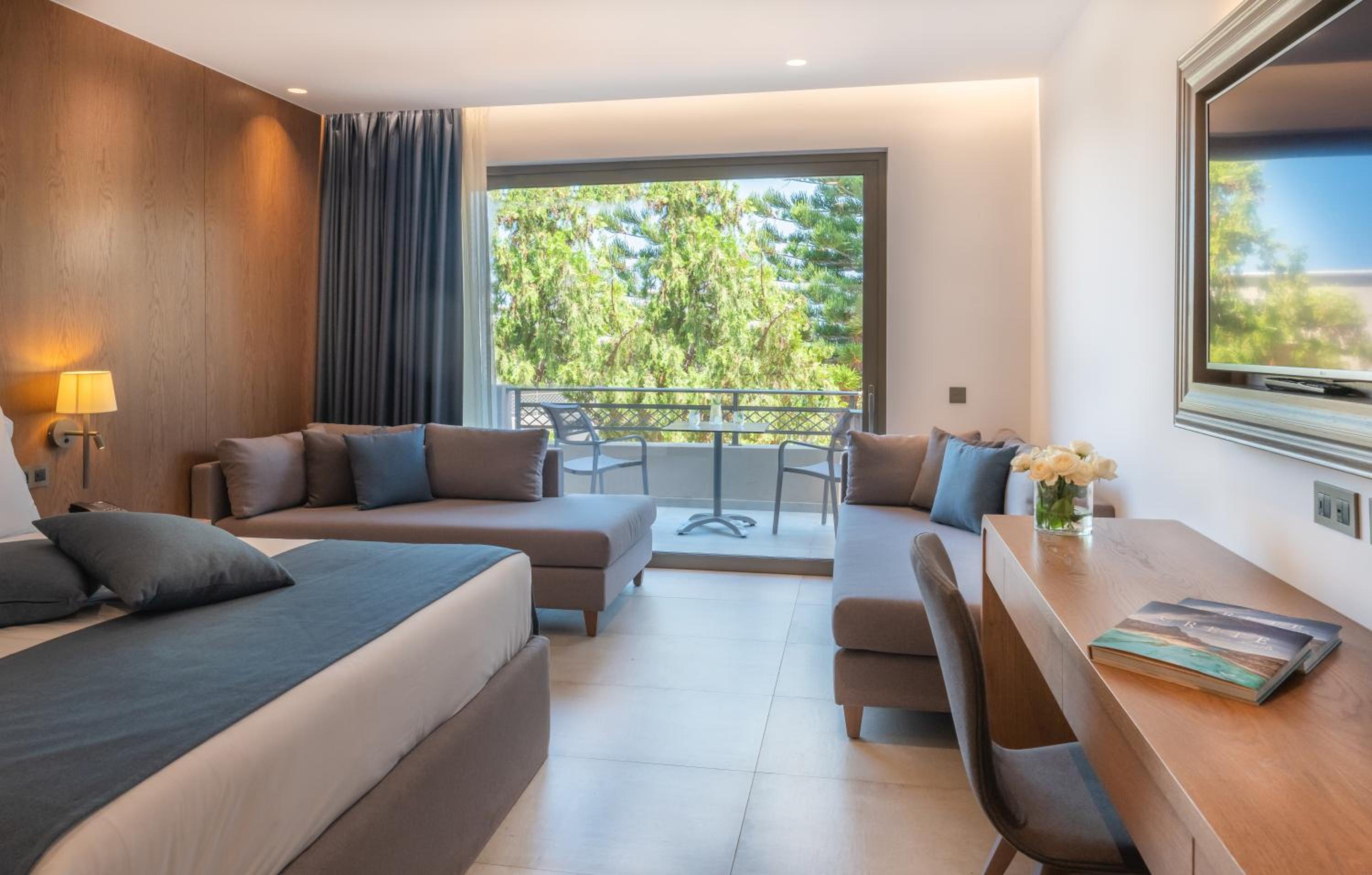 Luxury family room open plan Garden view