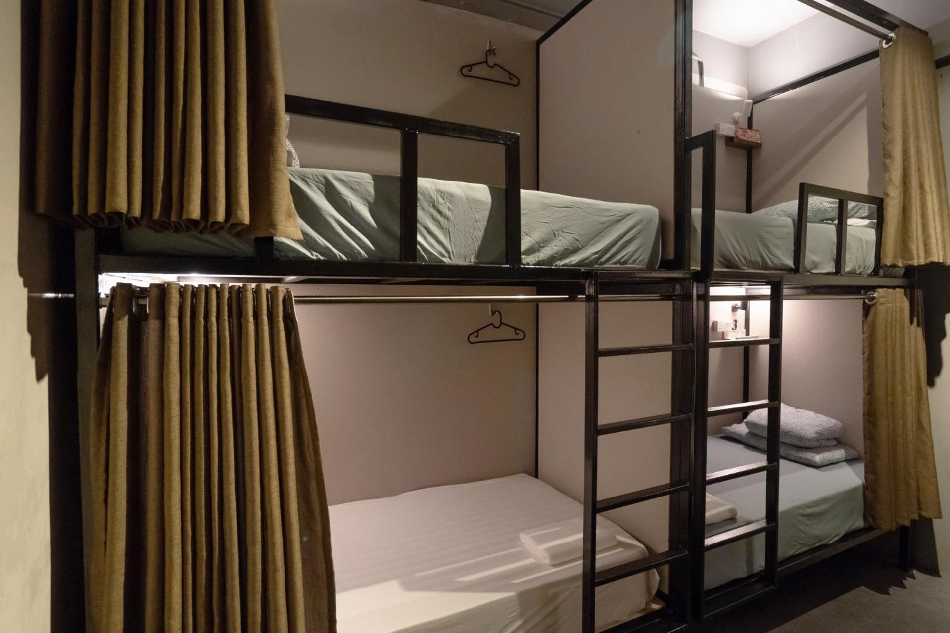 Single Bed in Male Dormitory Room