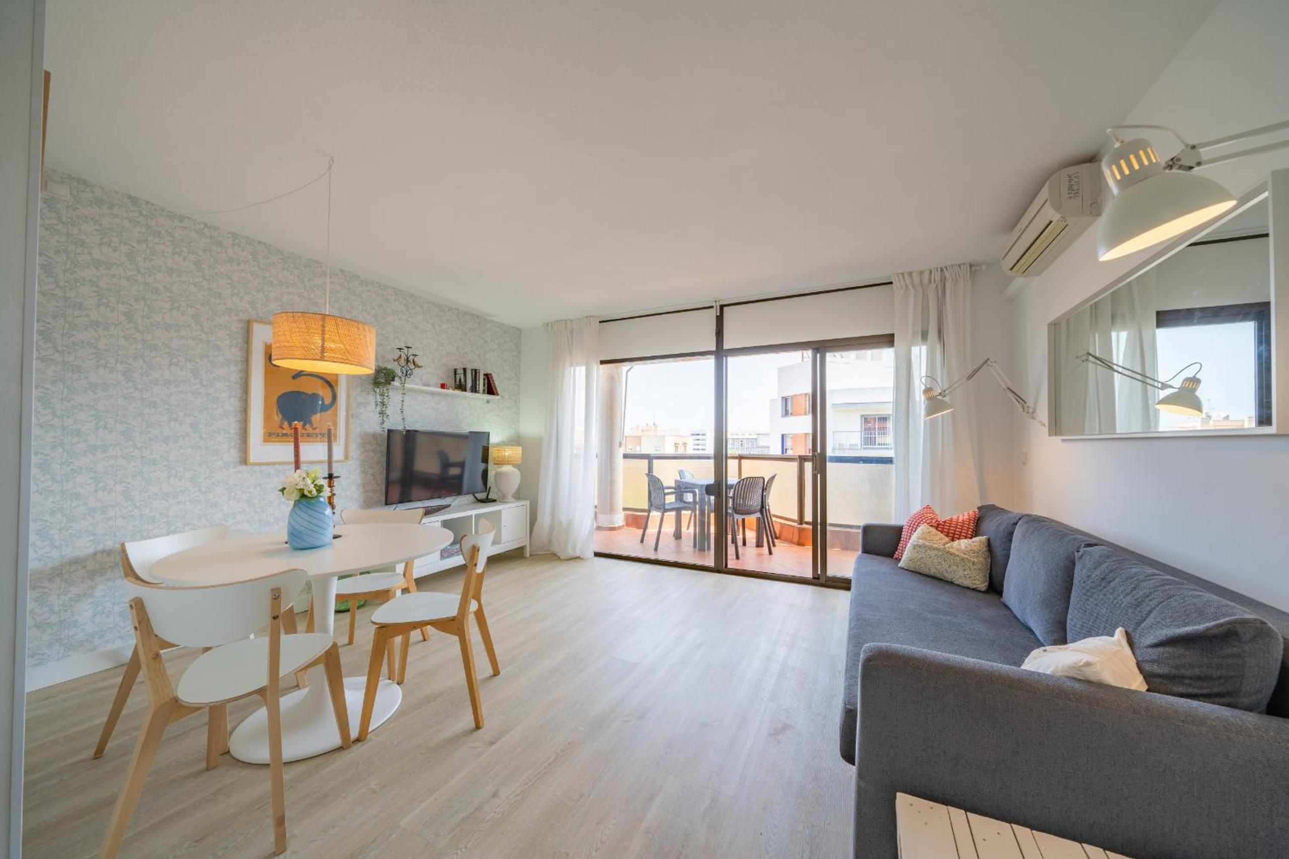 Apartamento con Balcón