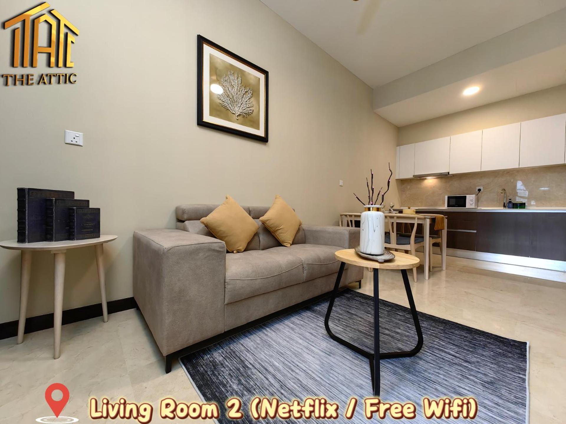 Dual Key [2Hall&4Room] Premium Family Suite (Private Bathtub and Sea View)