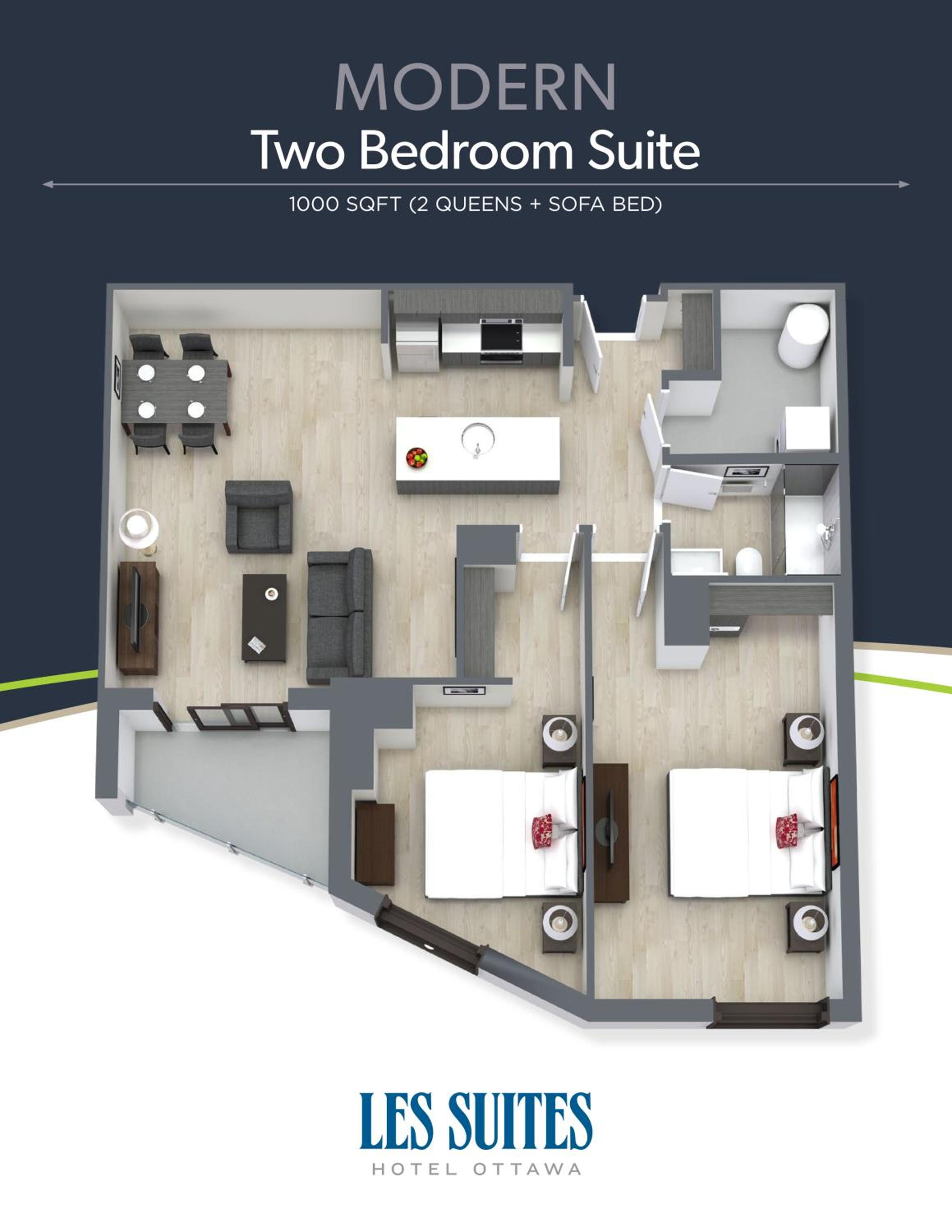 Modern Two Bedroom Suite - Photo 8