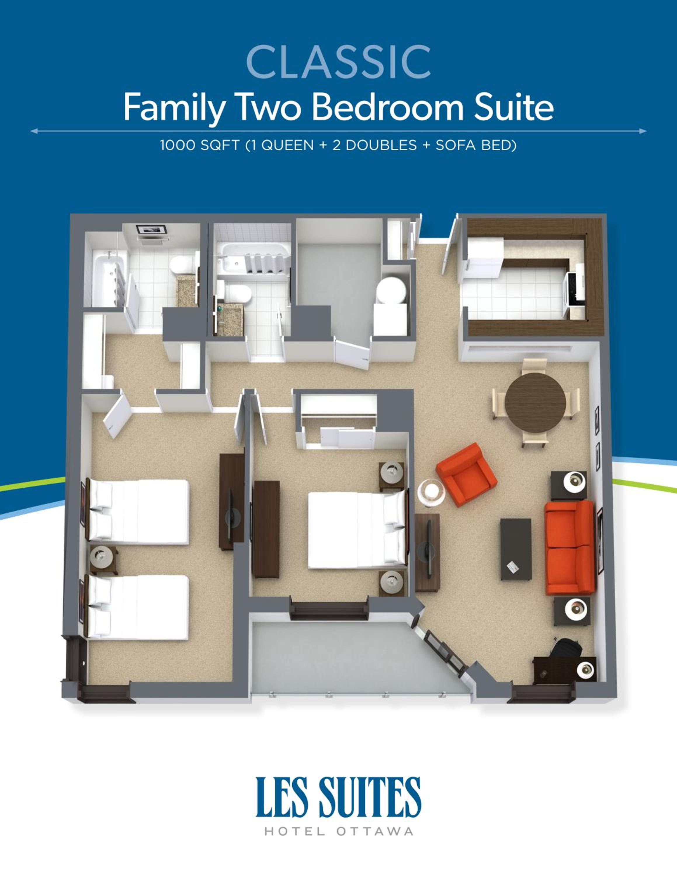 Classic Two Bedroom Family Suite