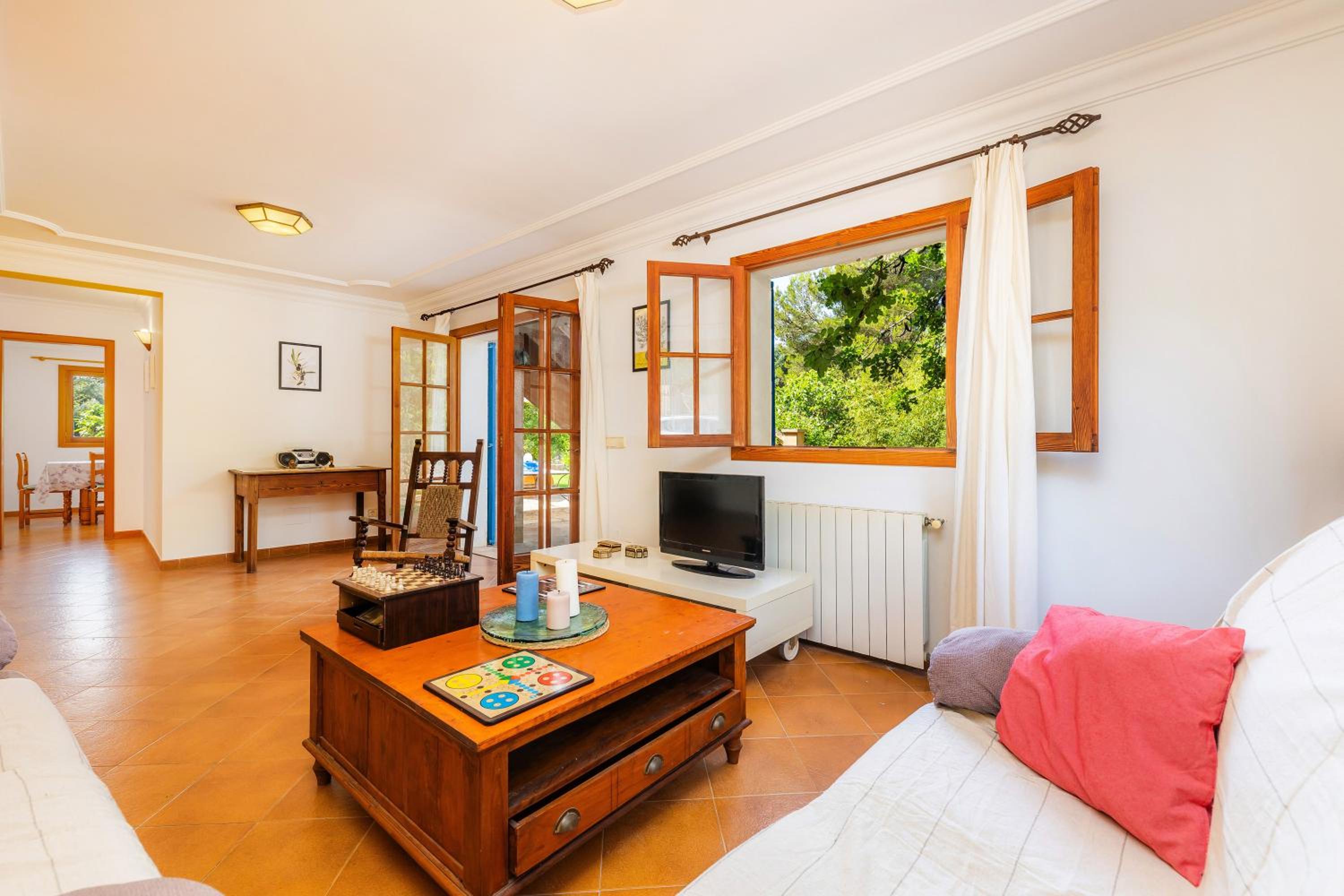 Villa con vistas al jardín