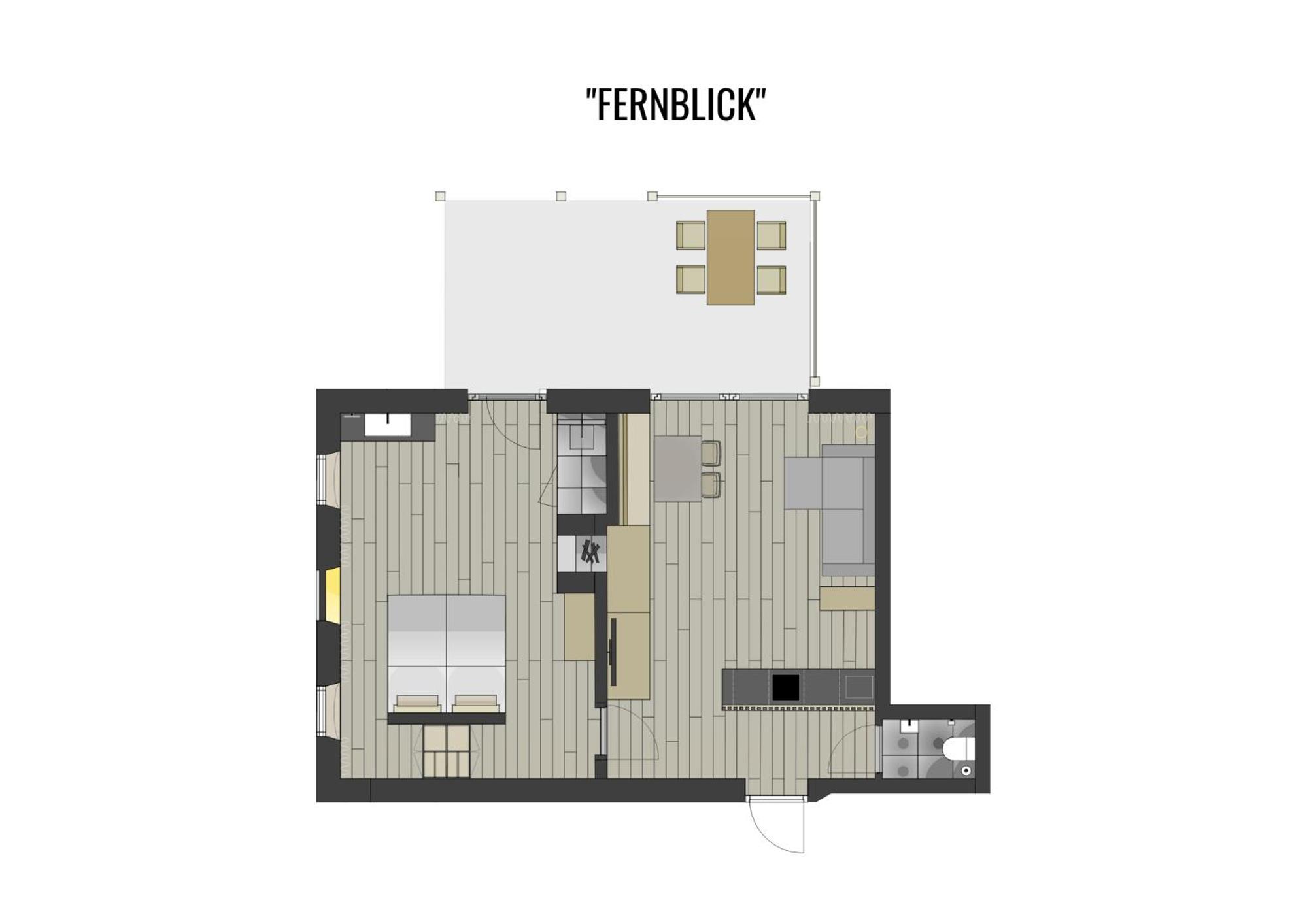 One-Bedroom Apartment photo 2