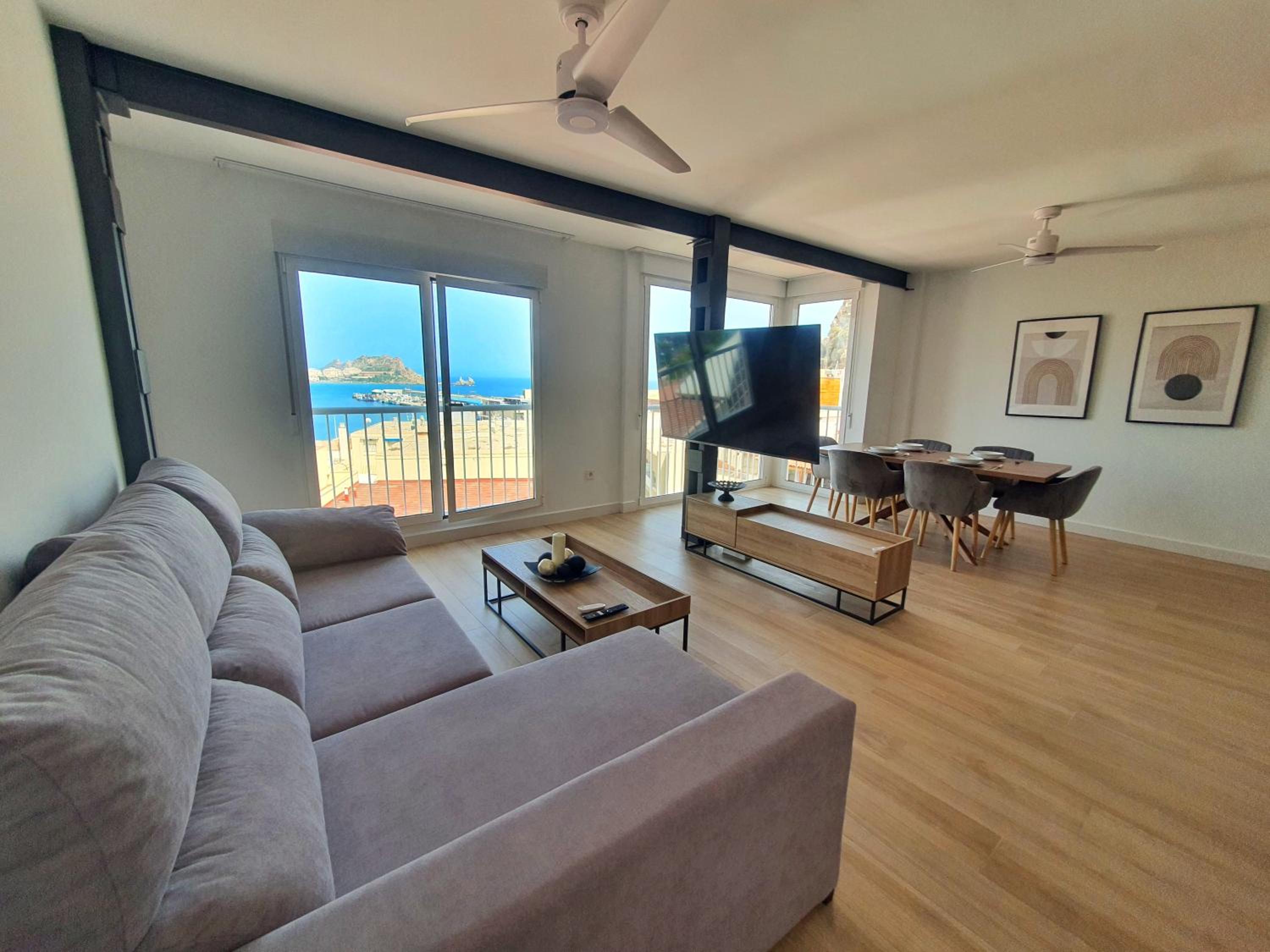 Apartamento con vista al mar