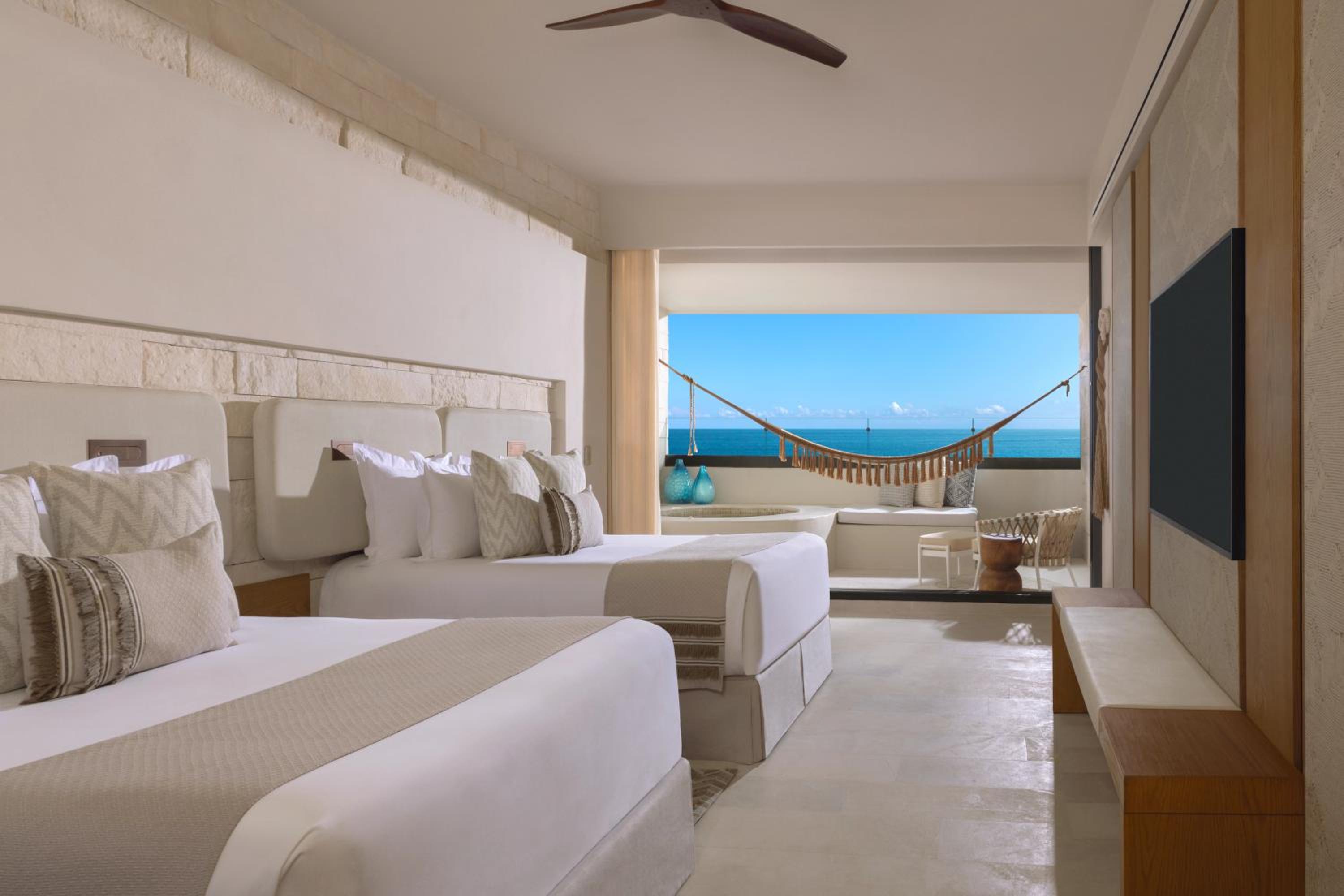 Junior Double Suite with Hot Tub and Partial Ocean View