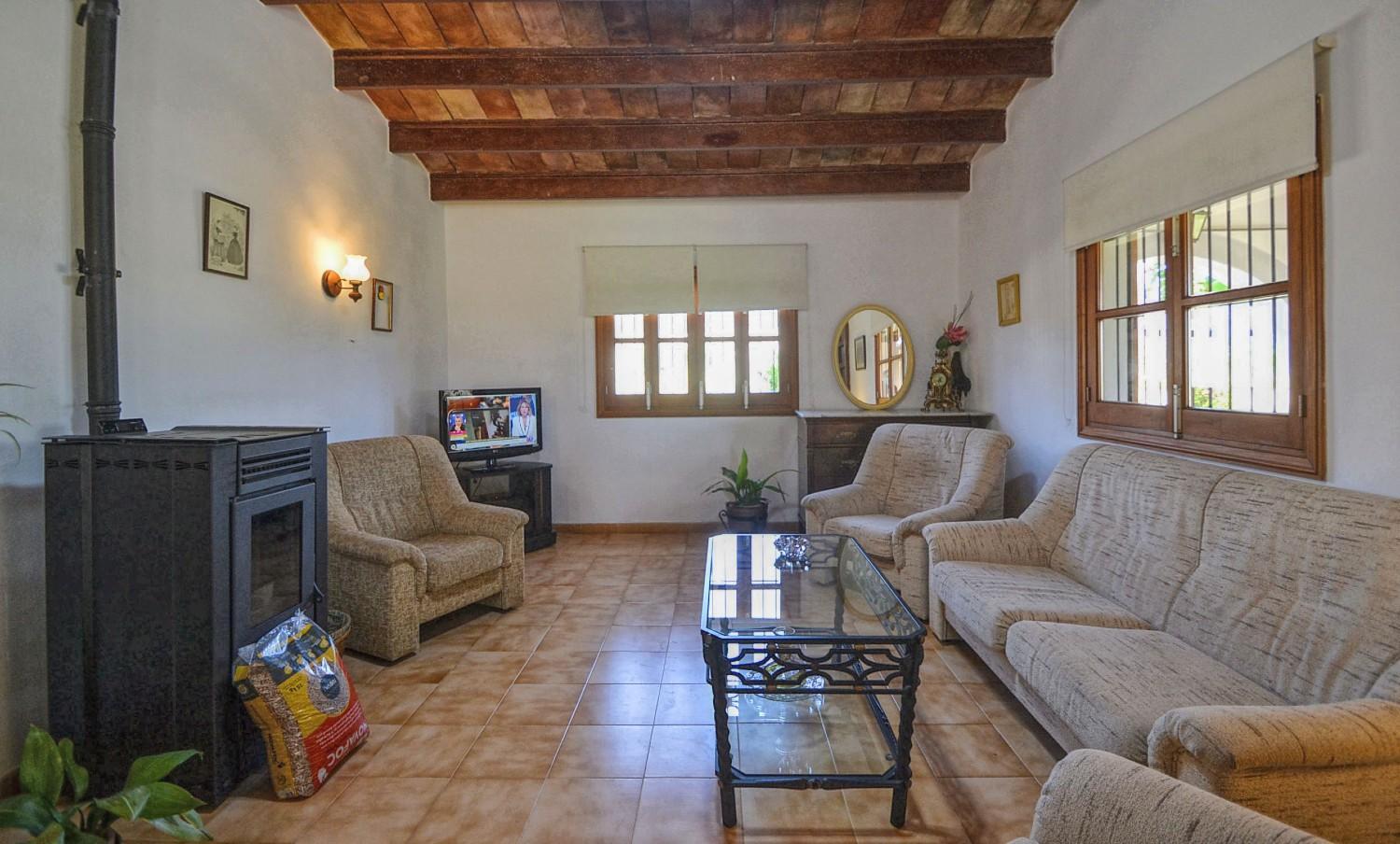 Villa con vistas al jardín