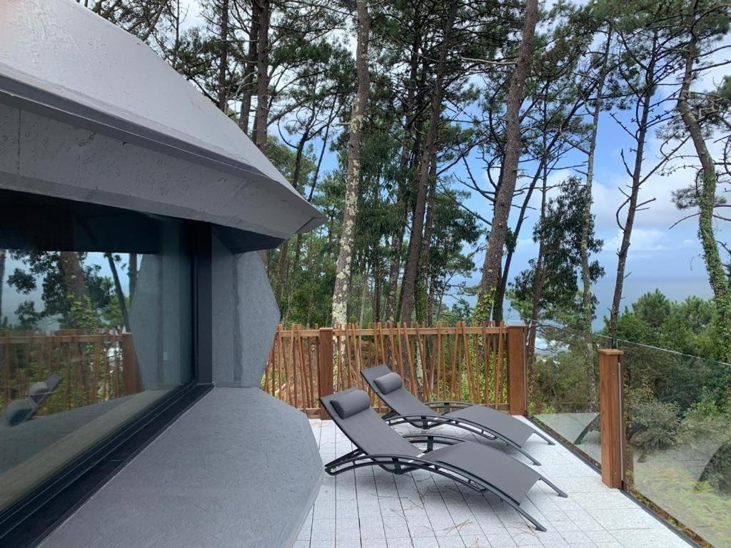 Bungalow con vista al mar