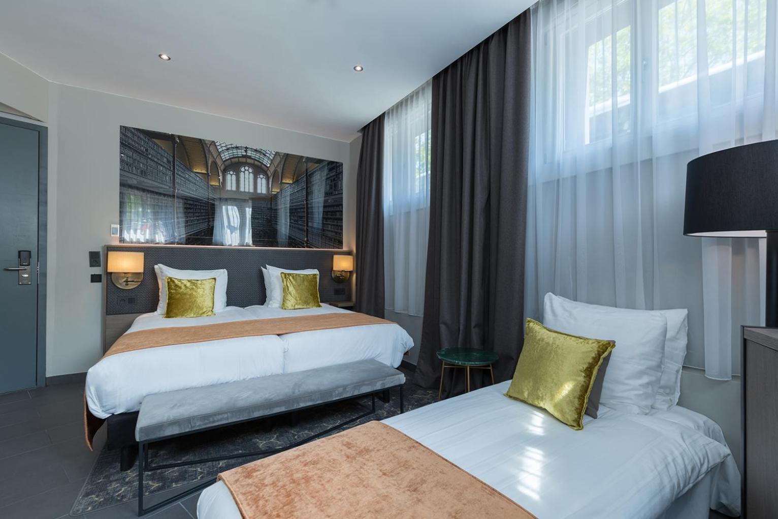 Comfort Room 1 Double Bed 1 Single Bed Limited View photo 3