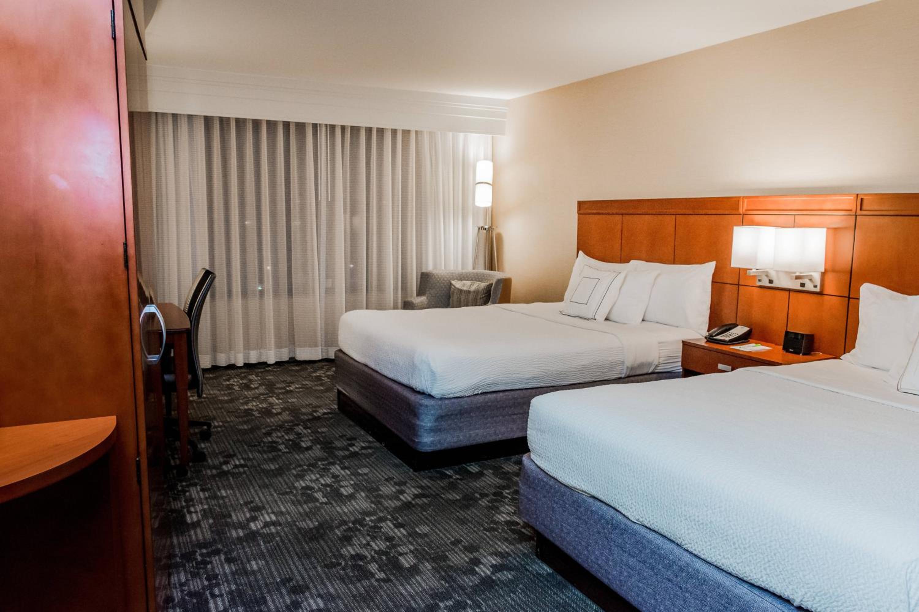 Queen Room with Two Queen Beds and Roll-in Shower - Mobility and Hearing Accessible - Photo 1