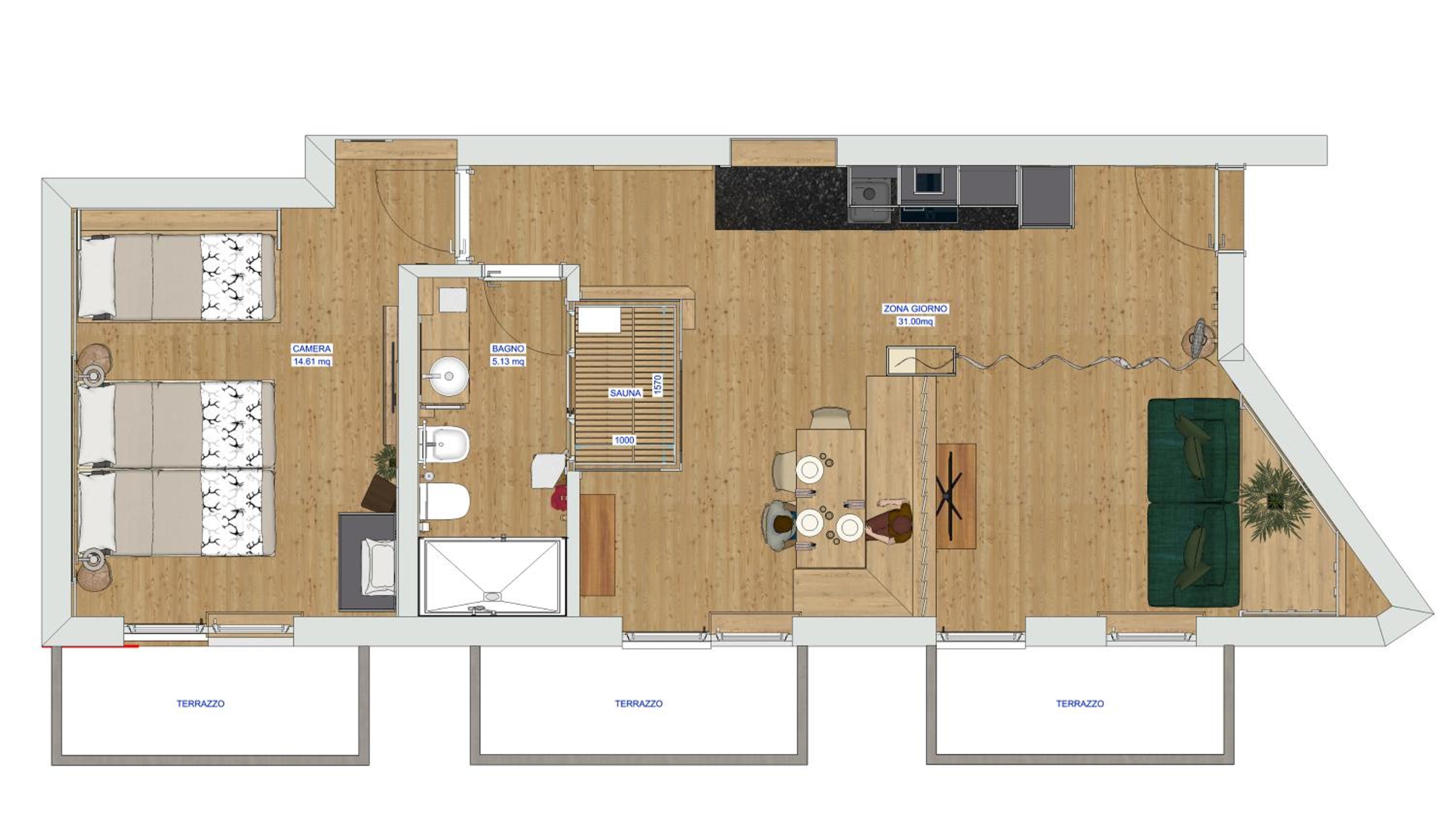 One-Bedroom Superior Apartment photo 3