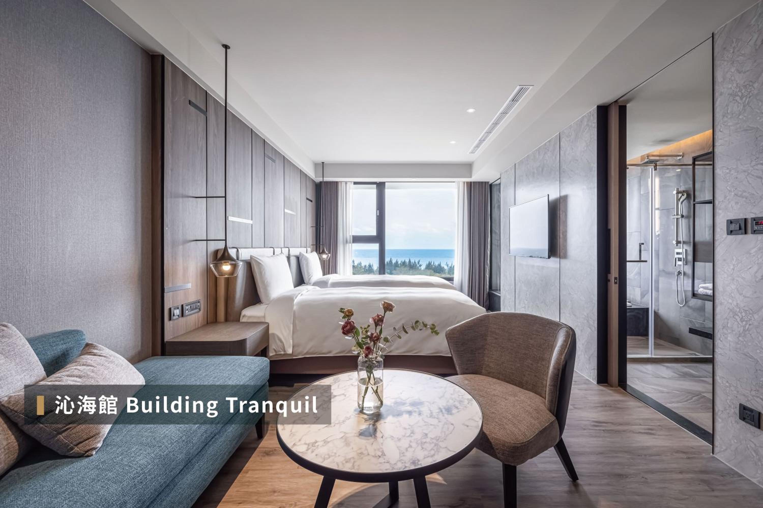 Building Tranquil - Deluxe Twin Room with Ocean View   - Photo 1