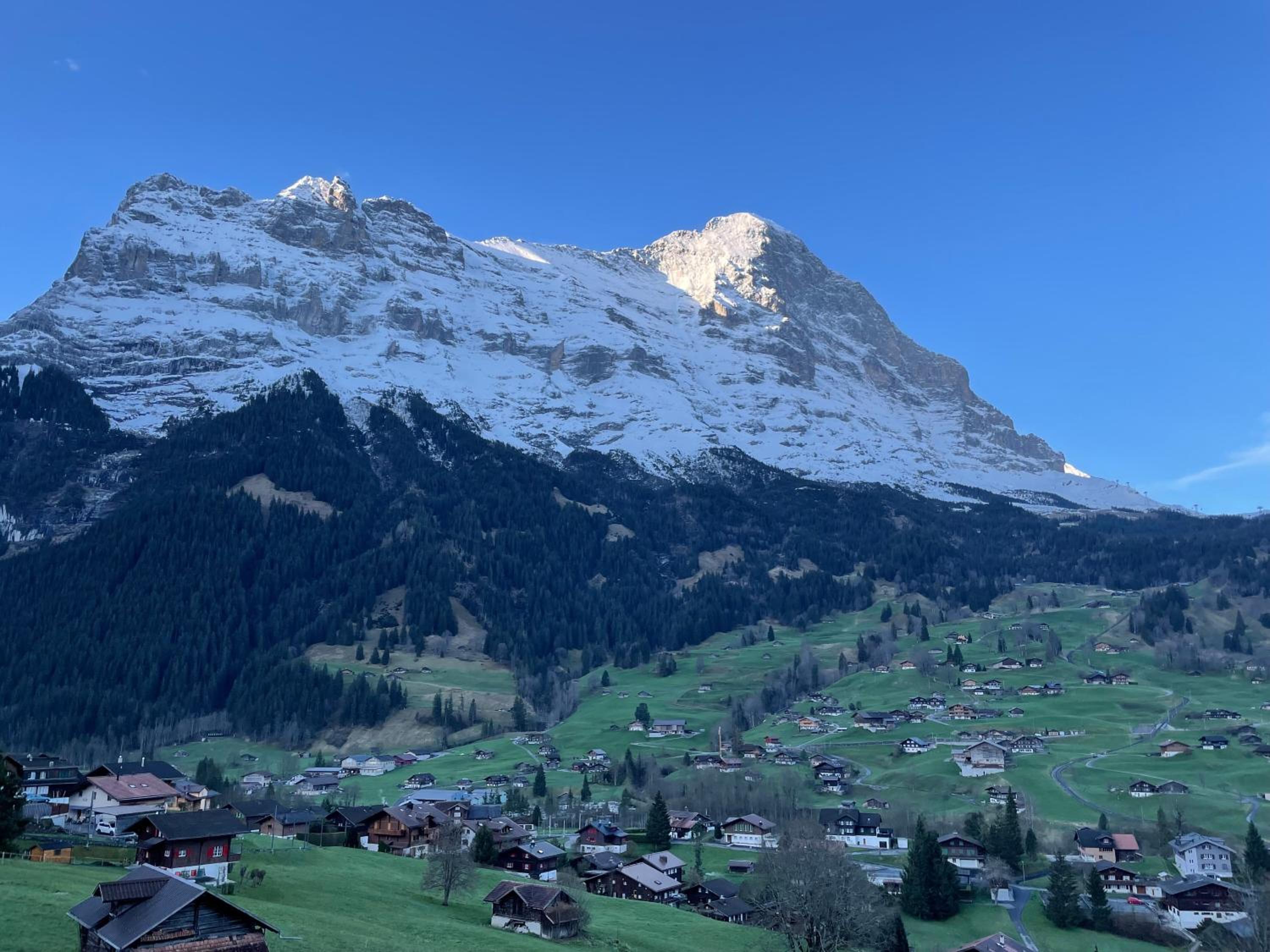 Triple Room with Private Bathroom and Eiger View photo 3