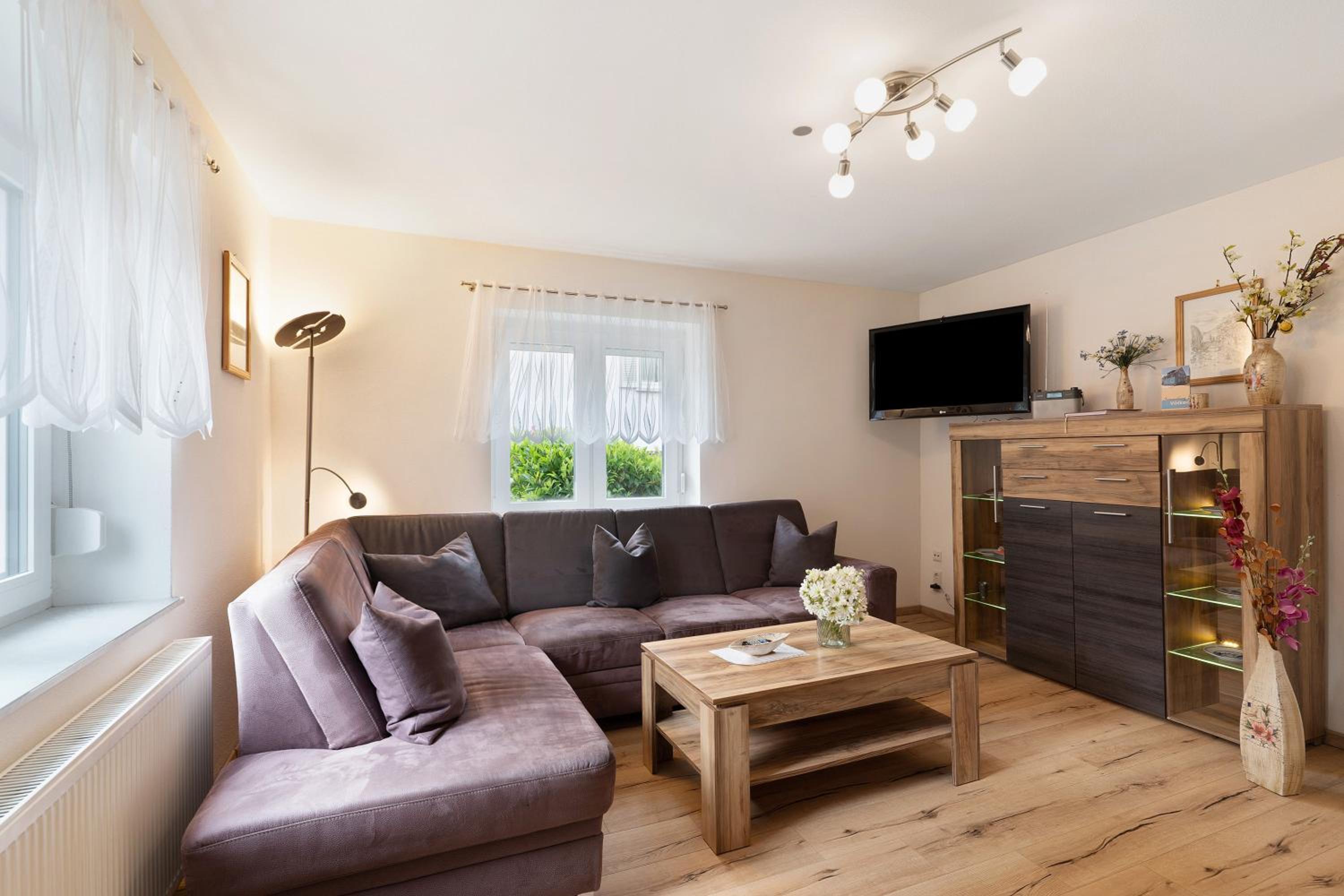 Two-Bedroom Deluxe Apartment with Garden View
