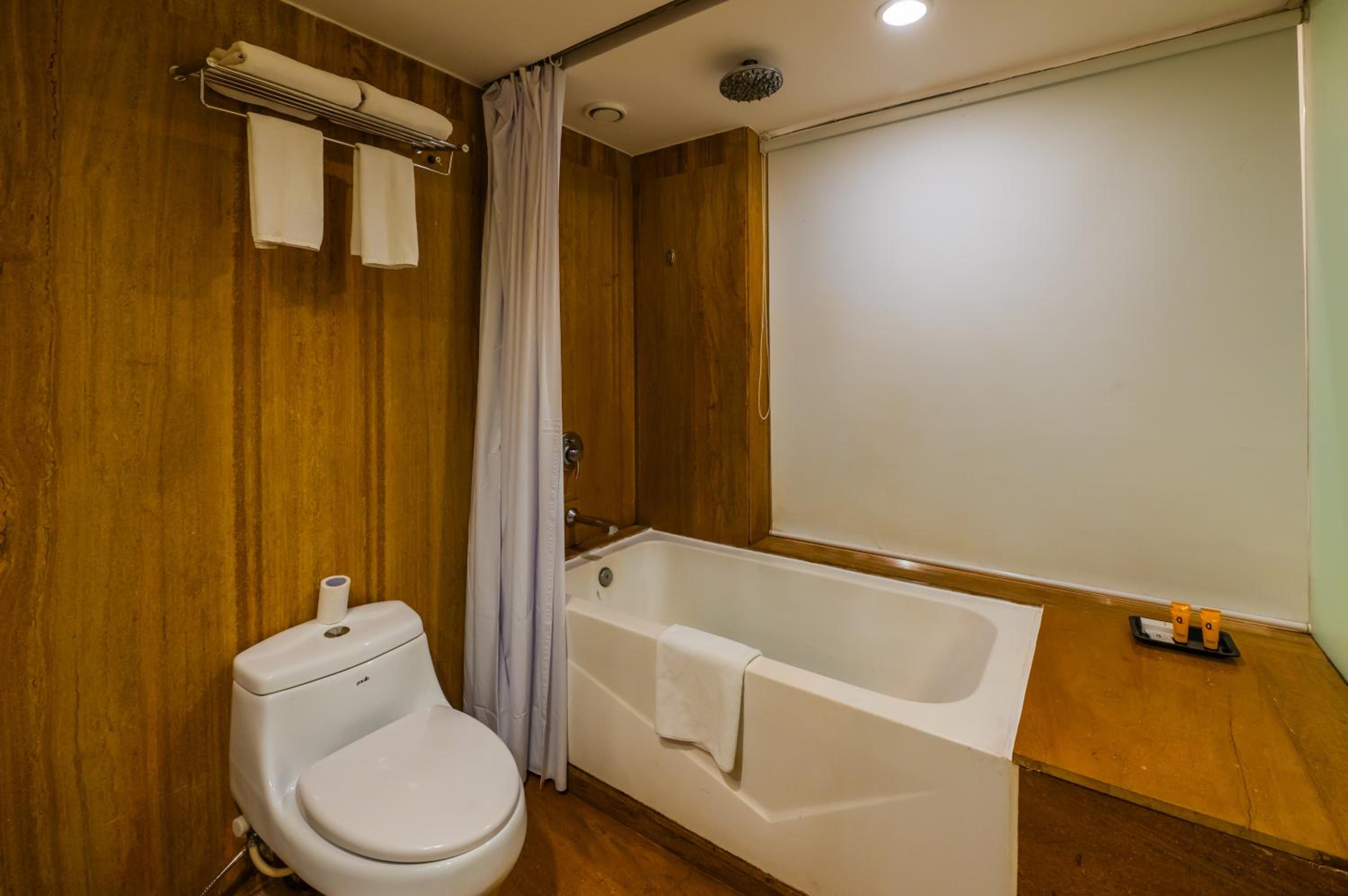 Deluxe Room king bed with balcony and bathtub  - Photo 3
