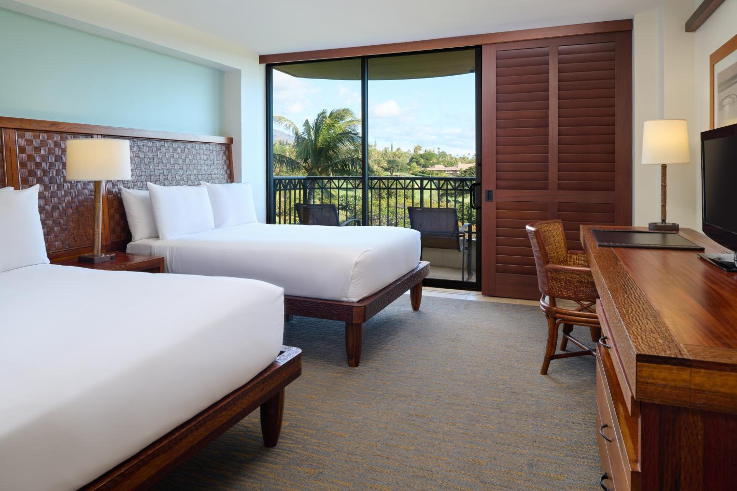 Partial Ocean View Two Doubles ADA