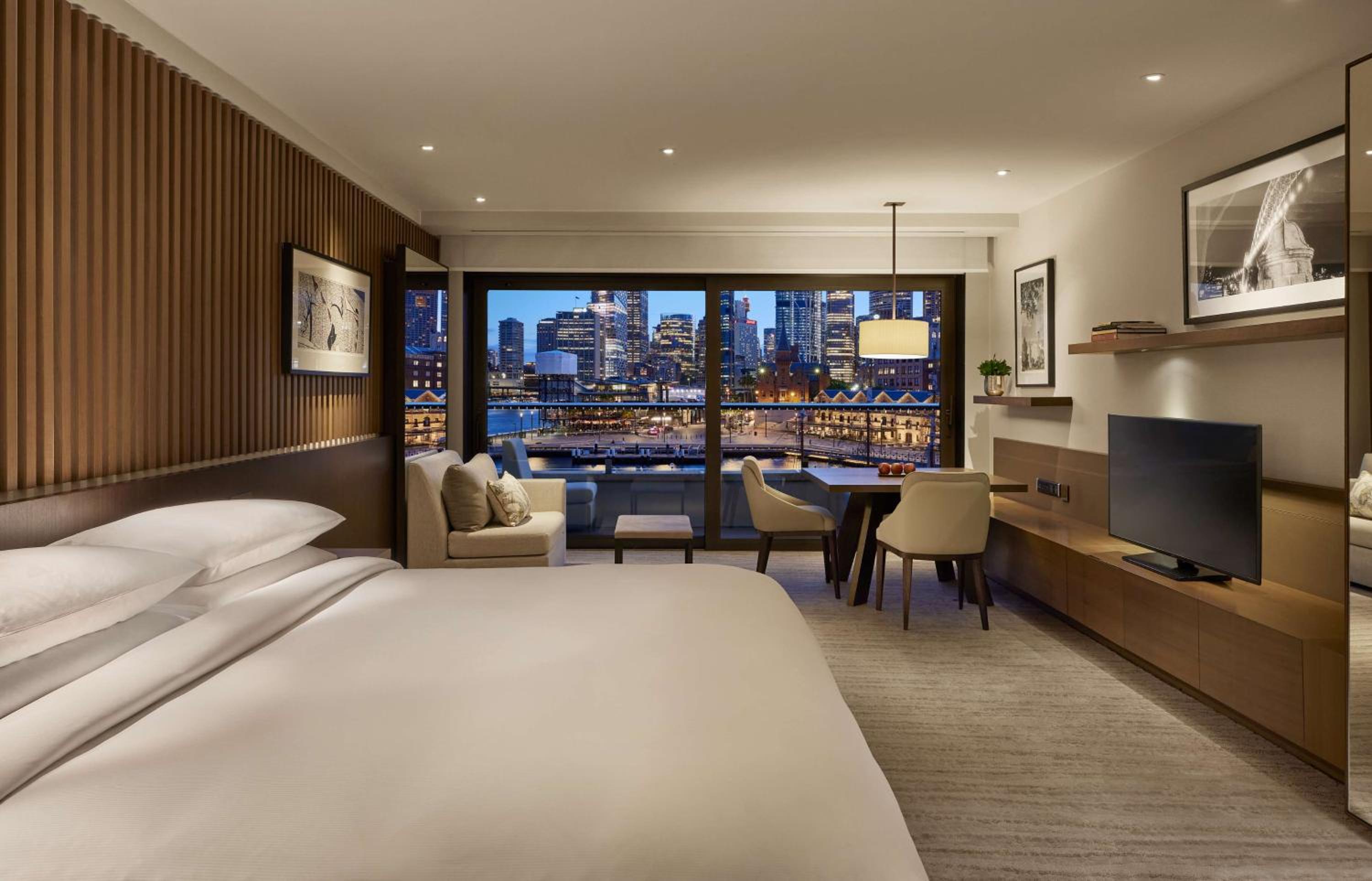 1 King Bed with City Harbor View