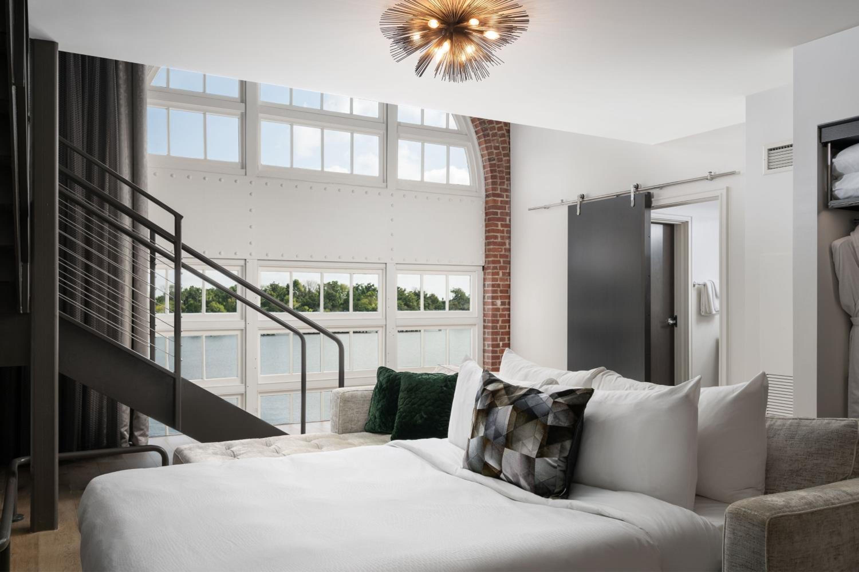 One-Bedroom Bi-Level King Loft with Sofa Bed