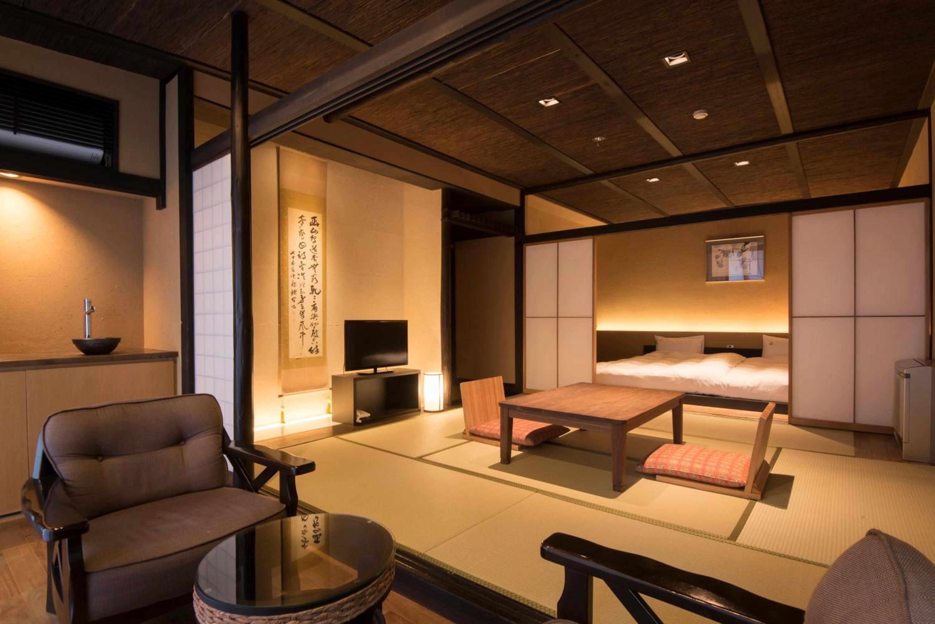 Premium Room with Tatami Area and Open-Air Bath A
