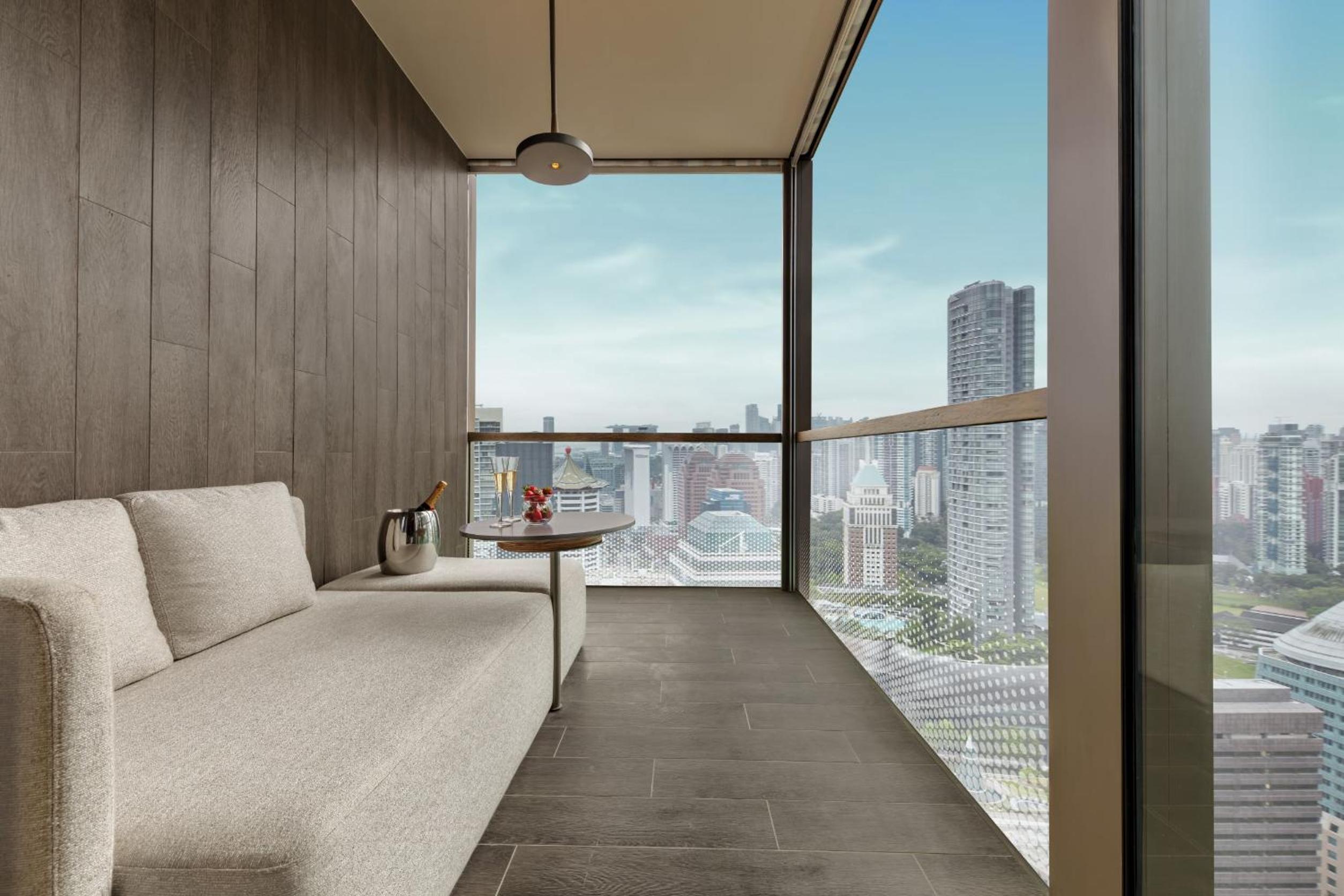Premier King Room with One King Bed and Balcony (Non Smoking)