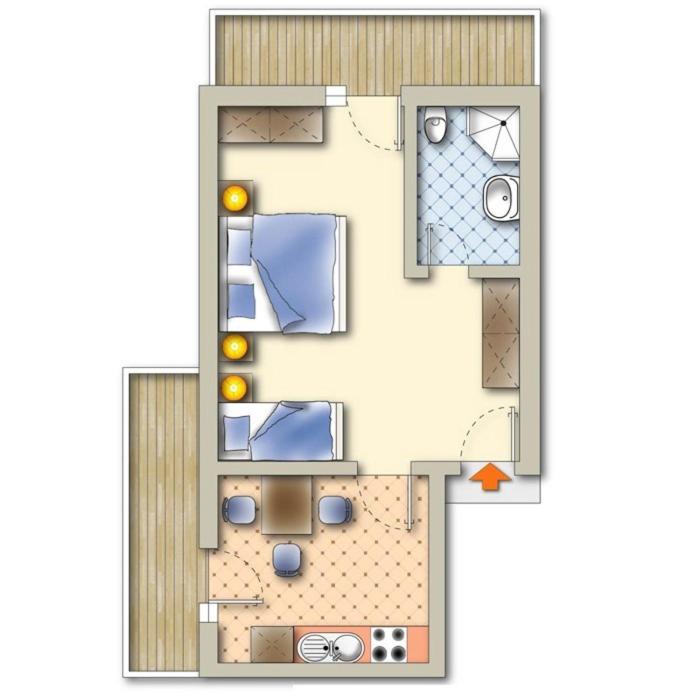 One-Bedroom Apartment photo 3