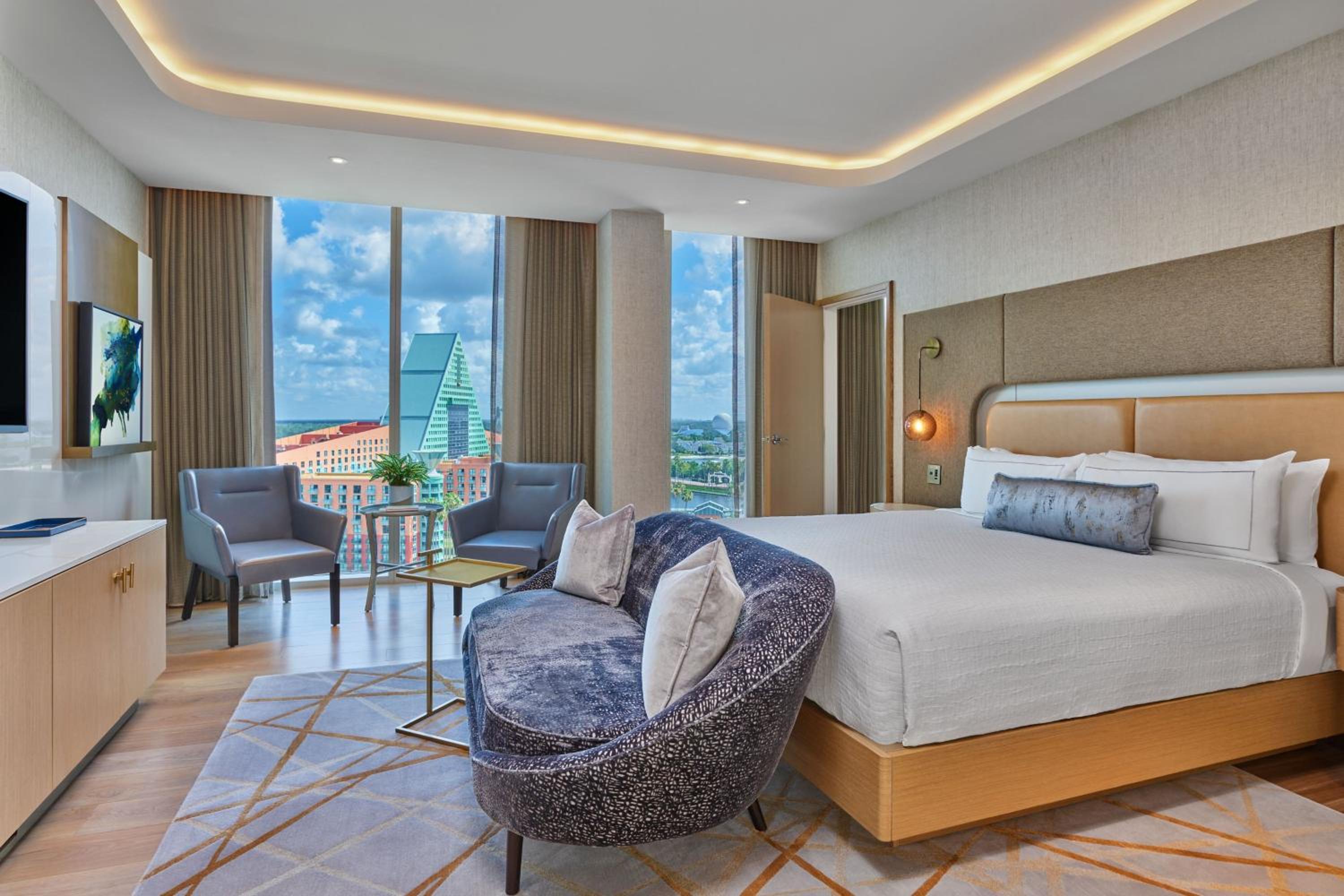 Presidential, 1 Bedroom Suite, 1 King, Sofa bed, Epcot view (Includes Early Entry To Disney Theme Parks)