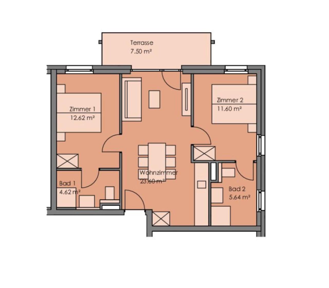 Comfort 2 Bedroom Apartment photo 3