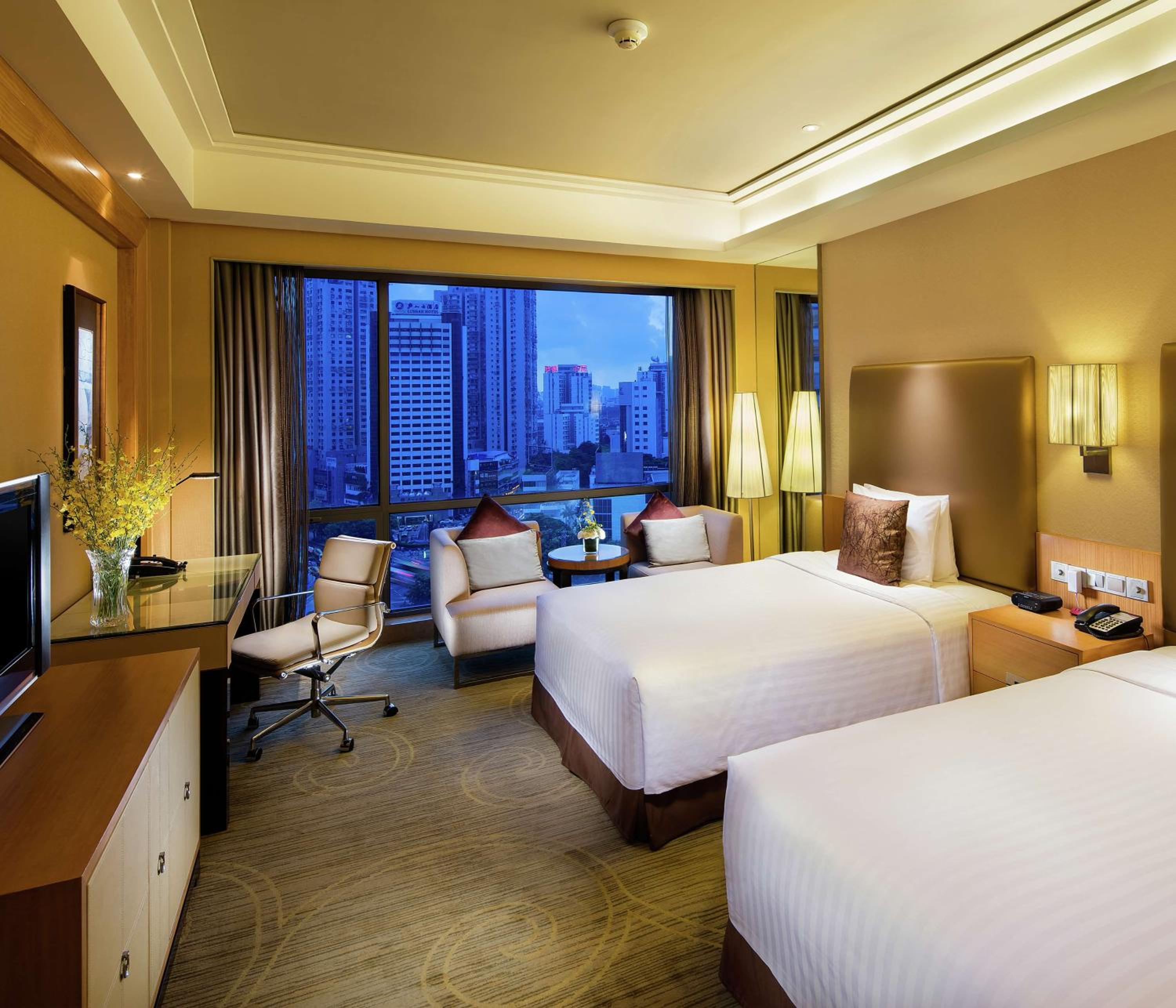 Deluxe Twin Room with City View - Photo 2