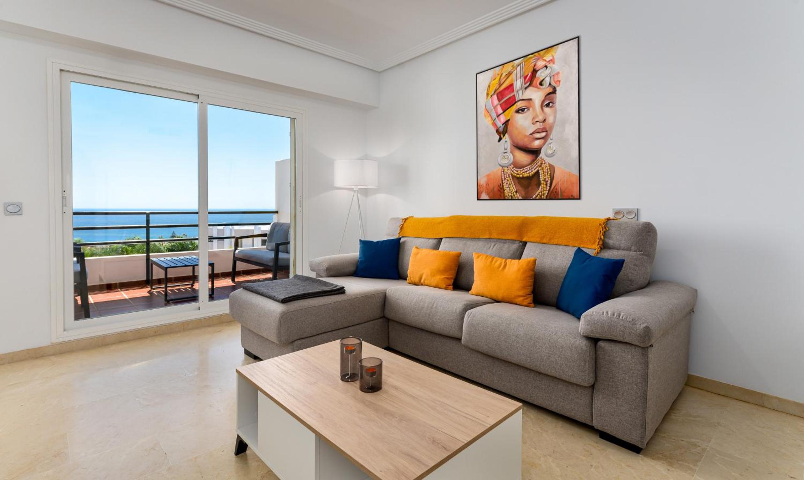 Apartamento con vista al mar