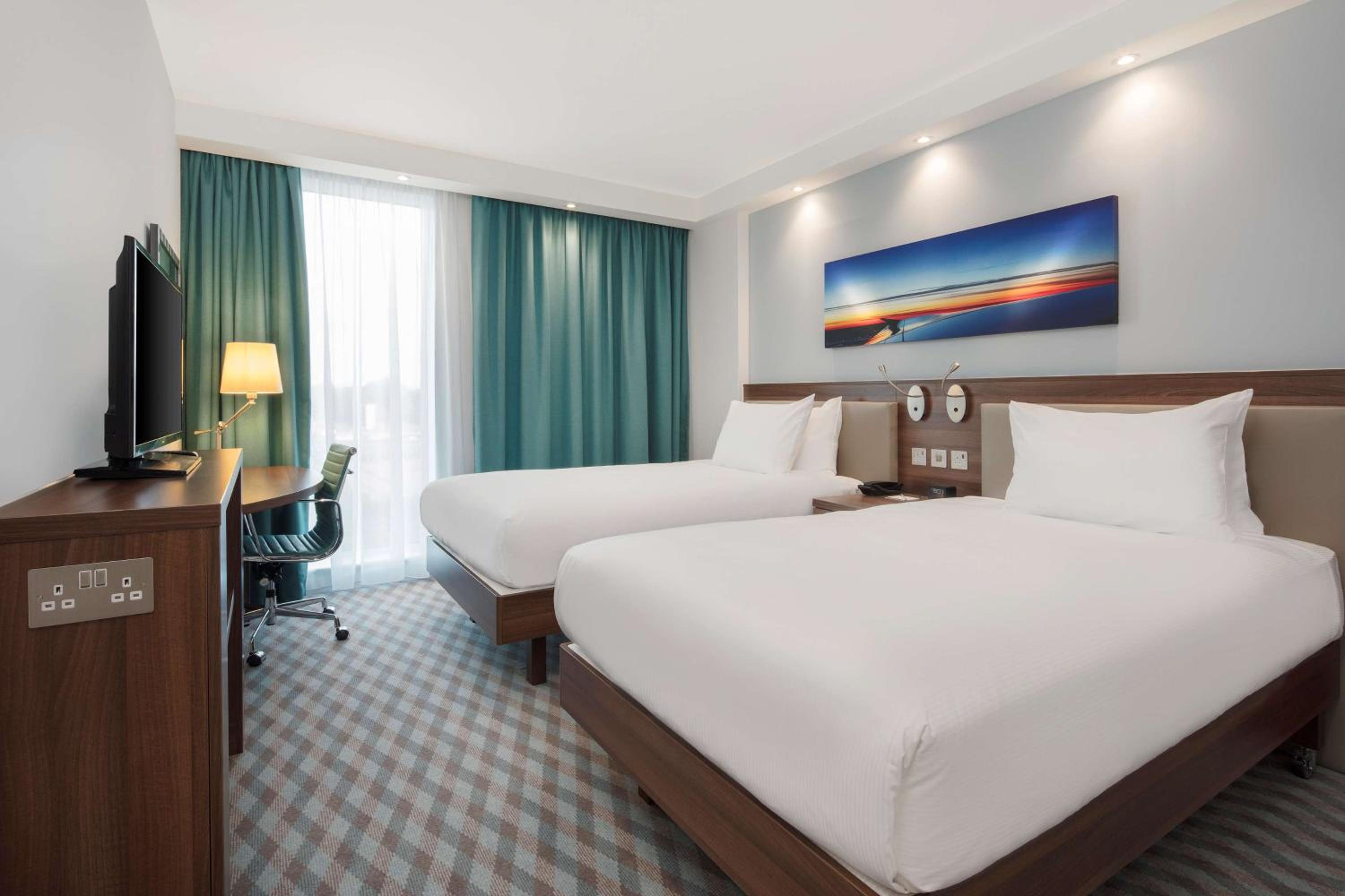 Twin Room with Runway View