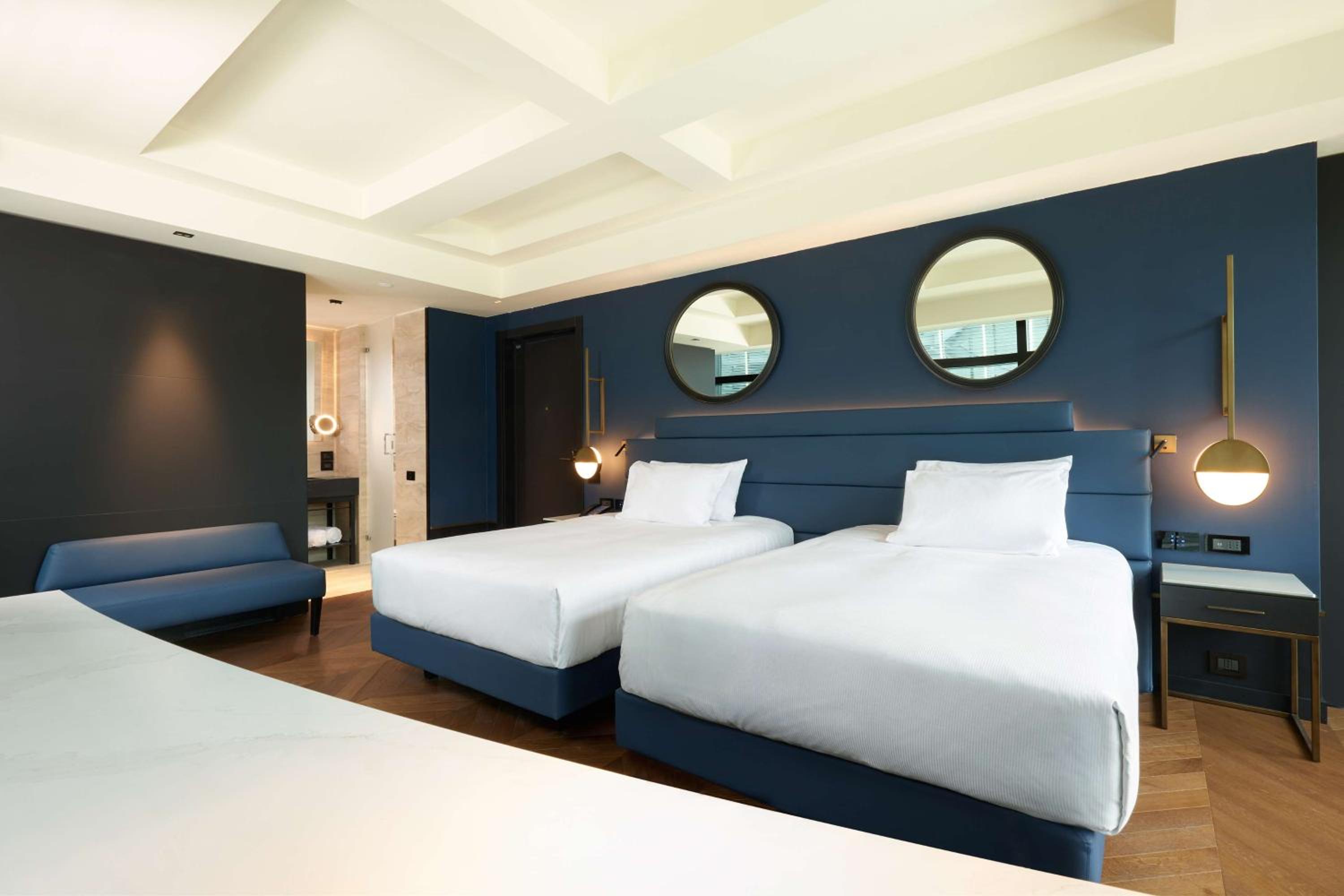 Corner Room with Two Double Beds
