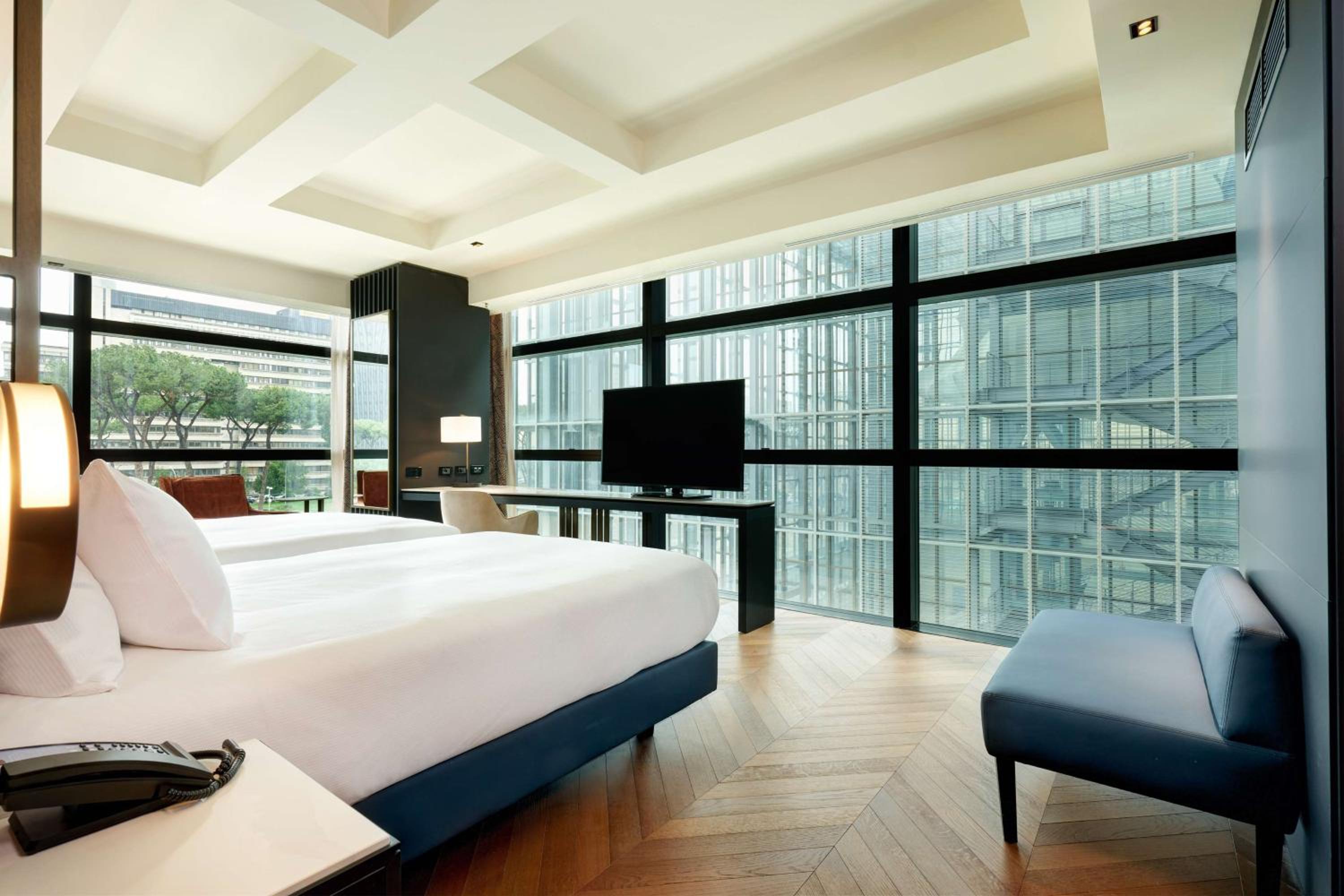 Corner Room with Two Double Beds