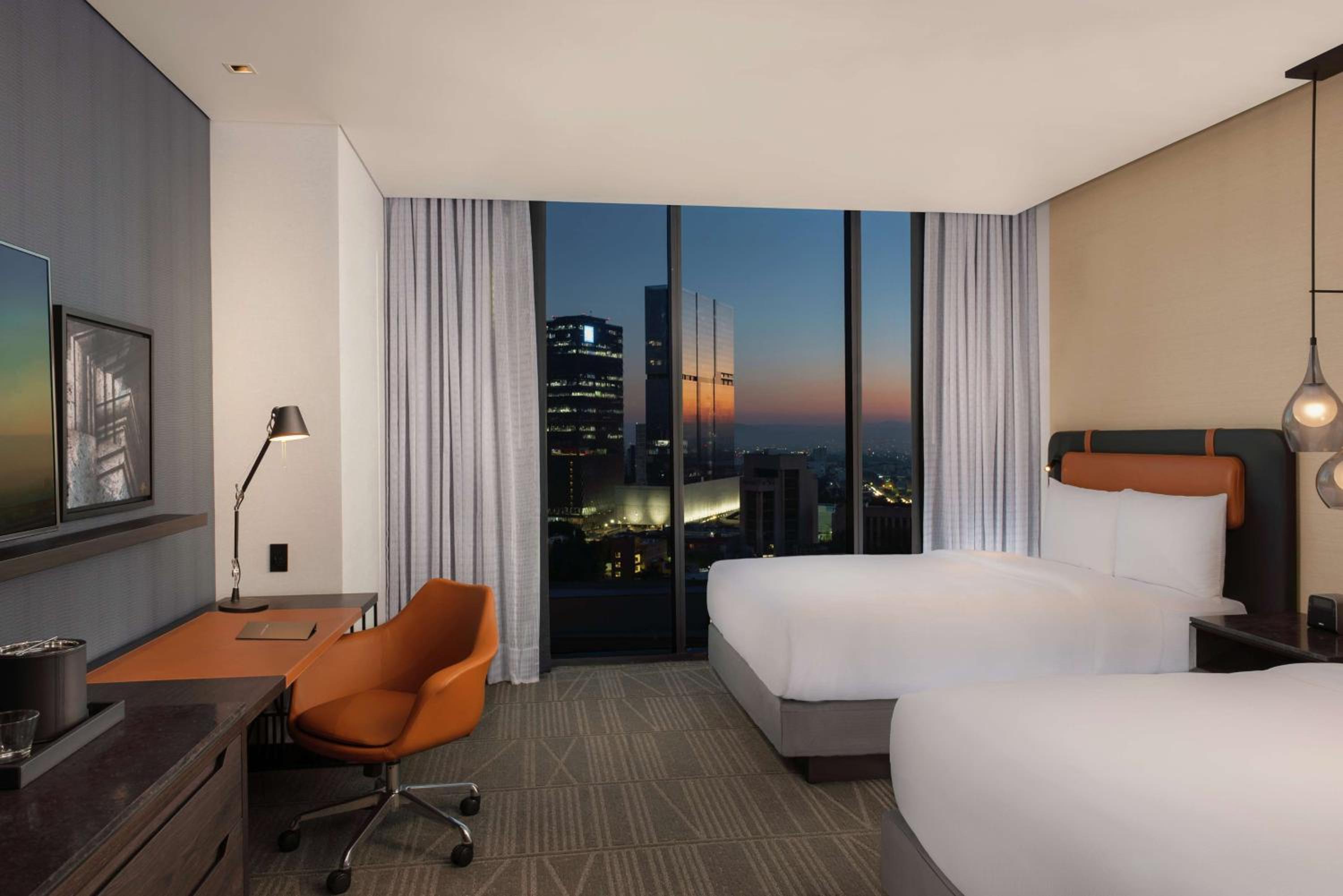 Queen Room with Two Queen Beds and City View