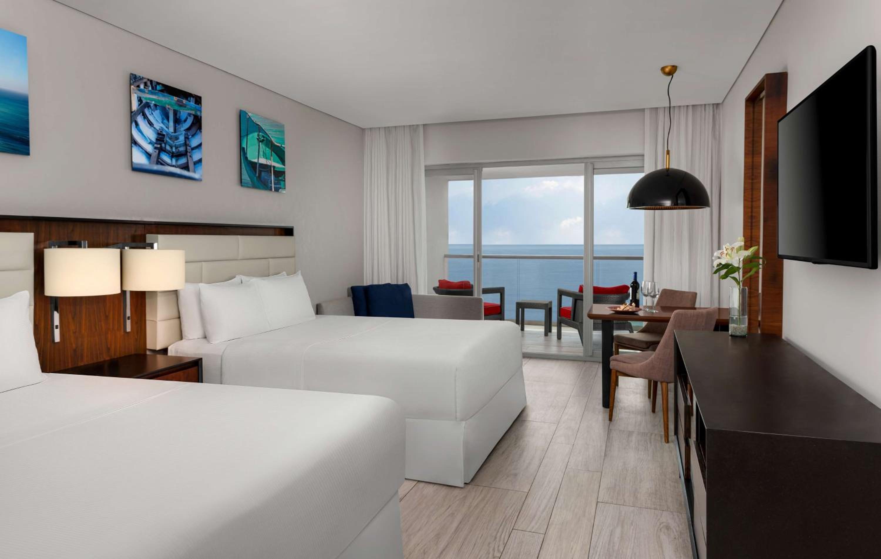 Queen Room with Two Queen Beds and Oceanfront Premier View