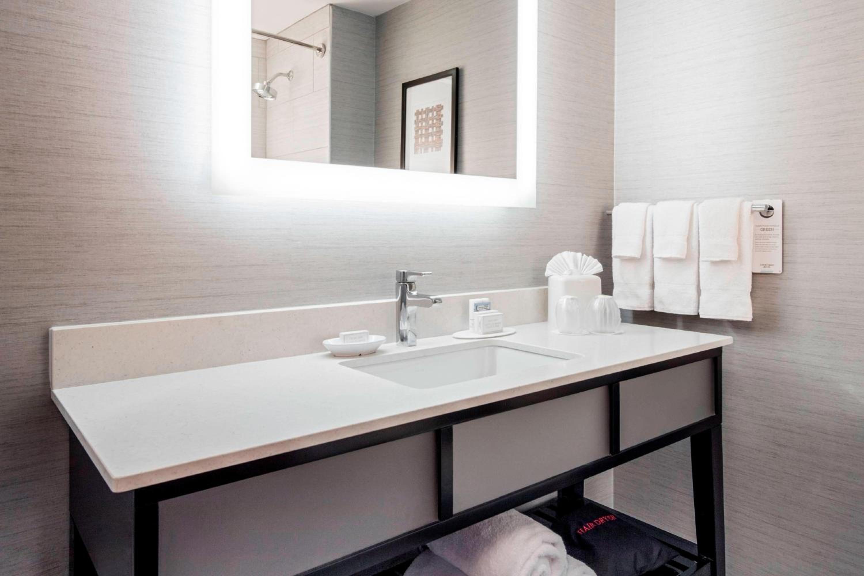 King Studio Suite with Sofa Bed and Roll-in Shower - Mobility Accessible