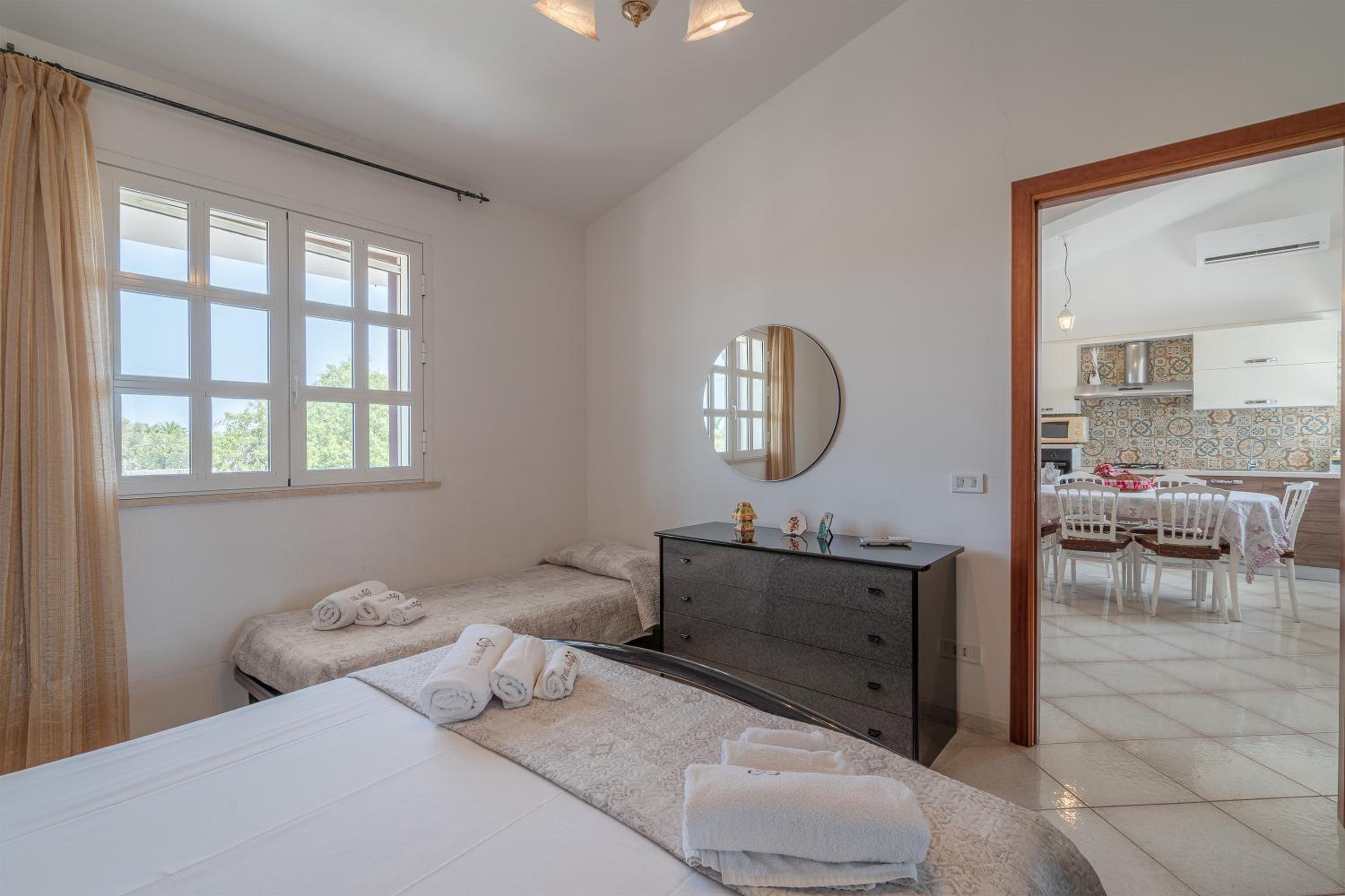 Two-Bedroom Deluxe Apartment with Garden View