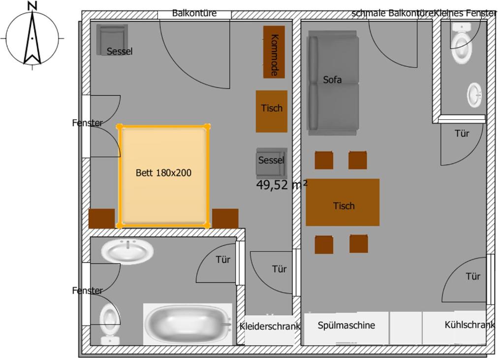 One-Bedroom Apartment photo 3