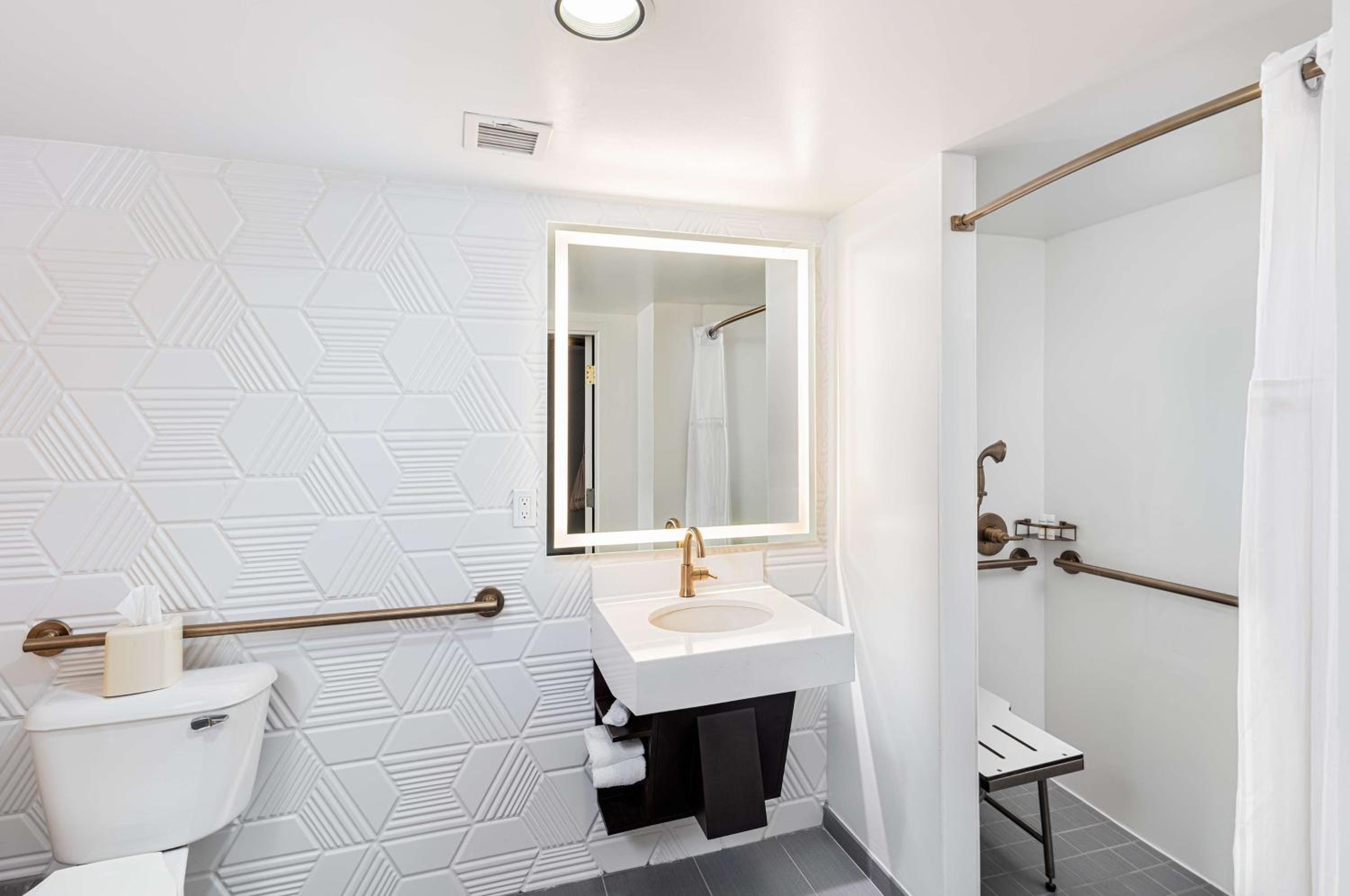 King Room with Roll-In Shower - Mobility Access