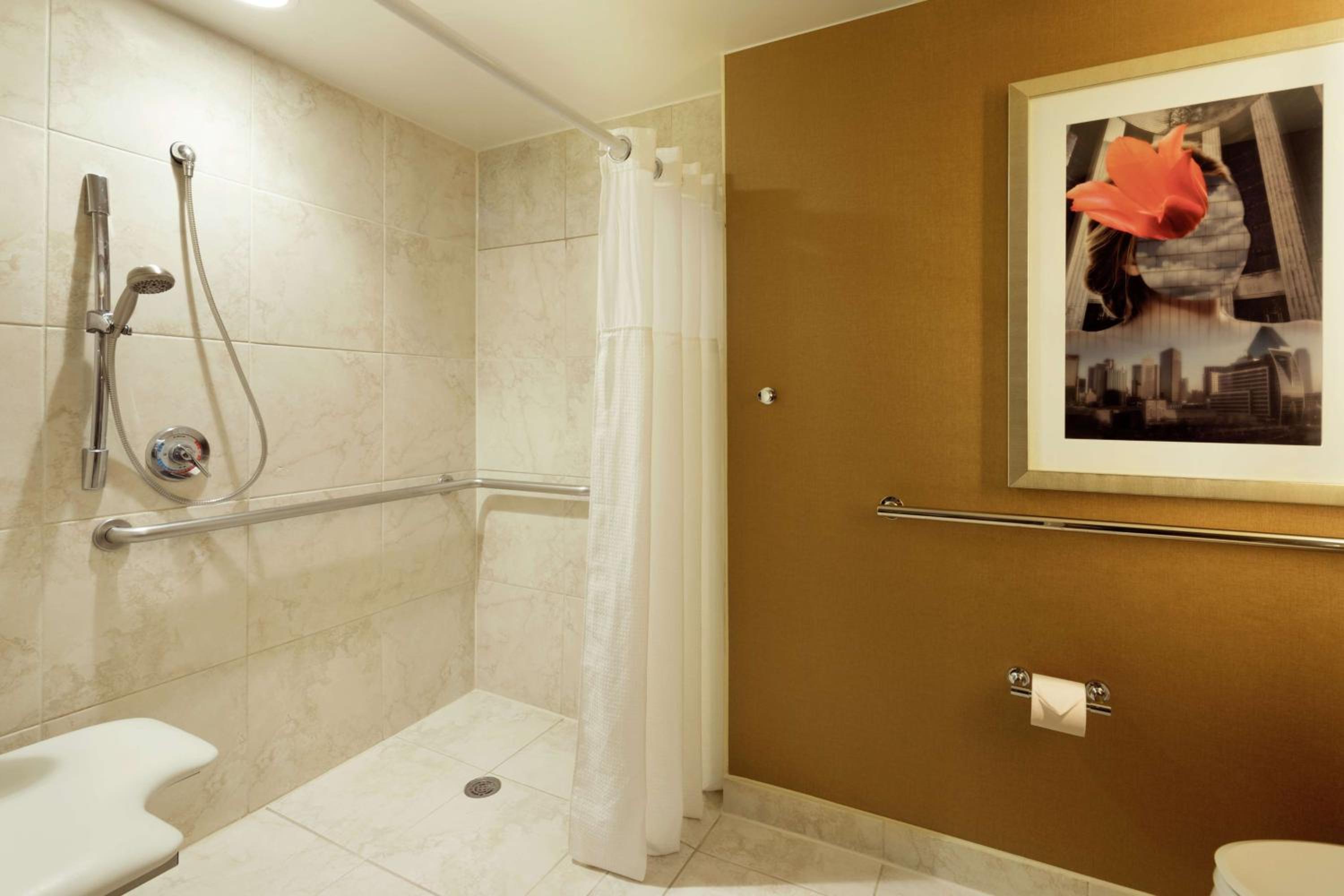 Queen Room with Roll-In Shower - Mobility Access/Non-Smoking photo 2