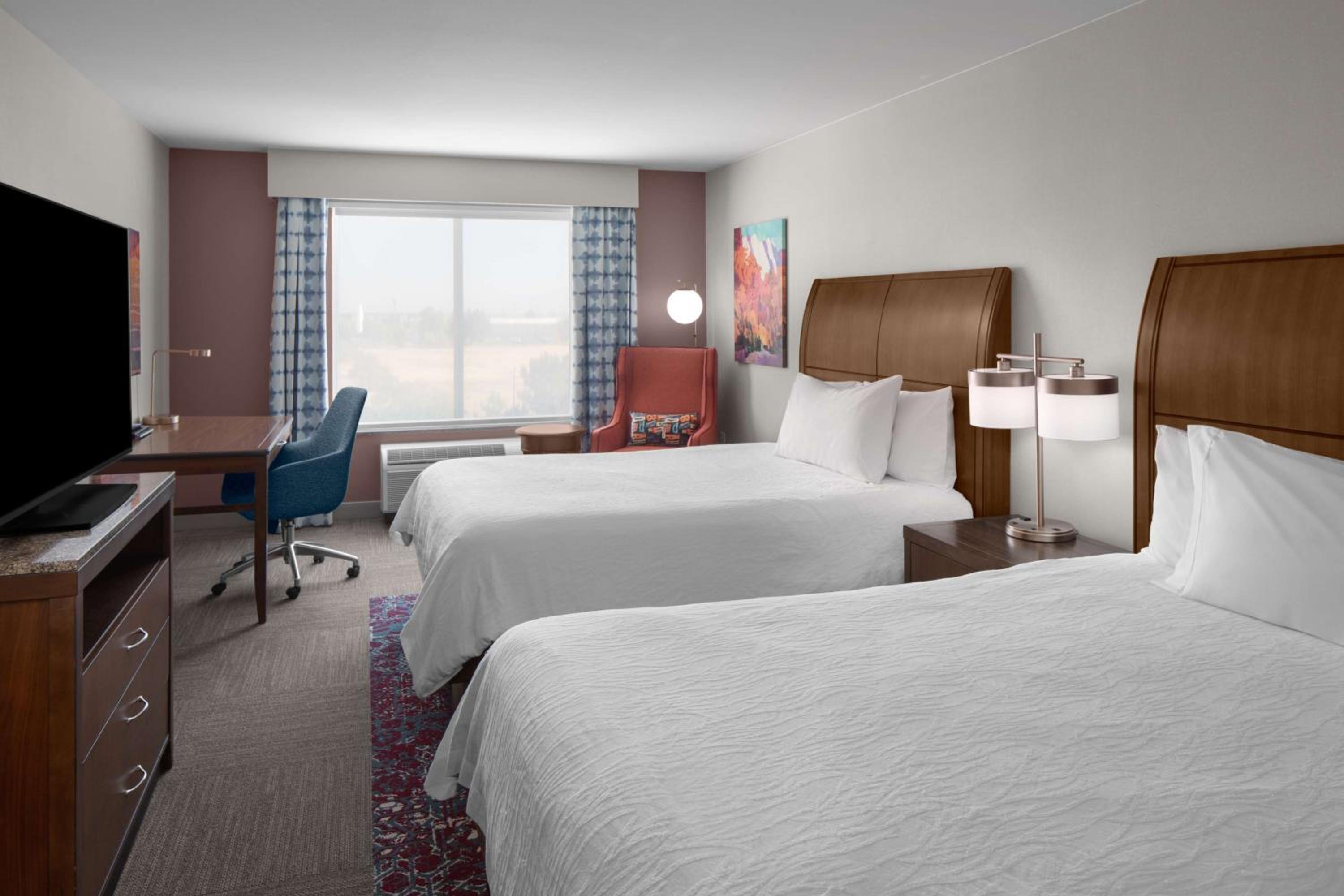 Queen Room with Two Queen Beds at Hilton Garden Inn - Salt Lake City Airport in Salt Lake City
