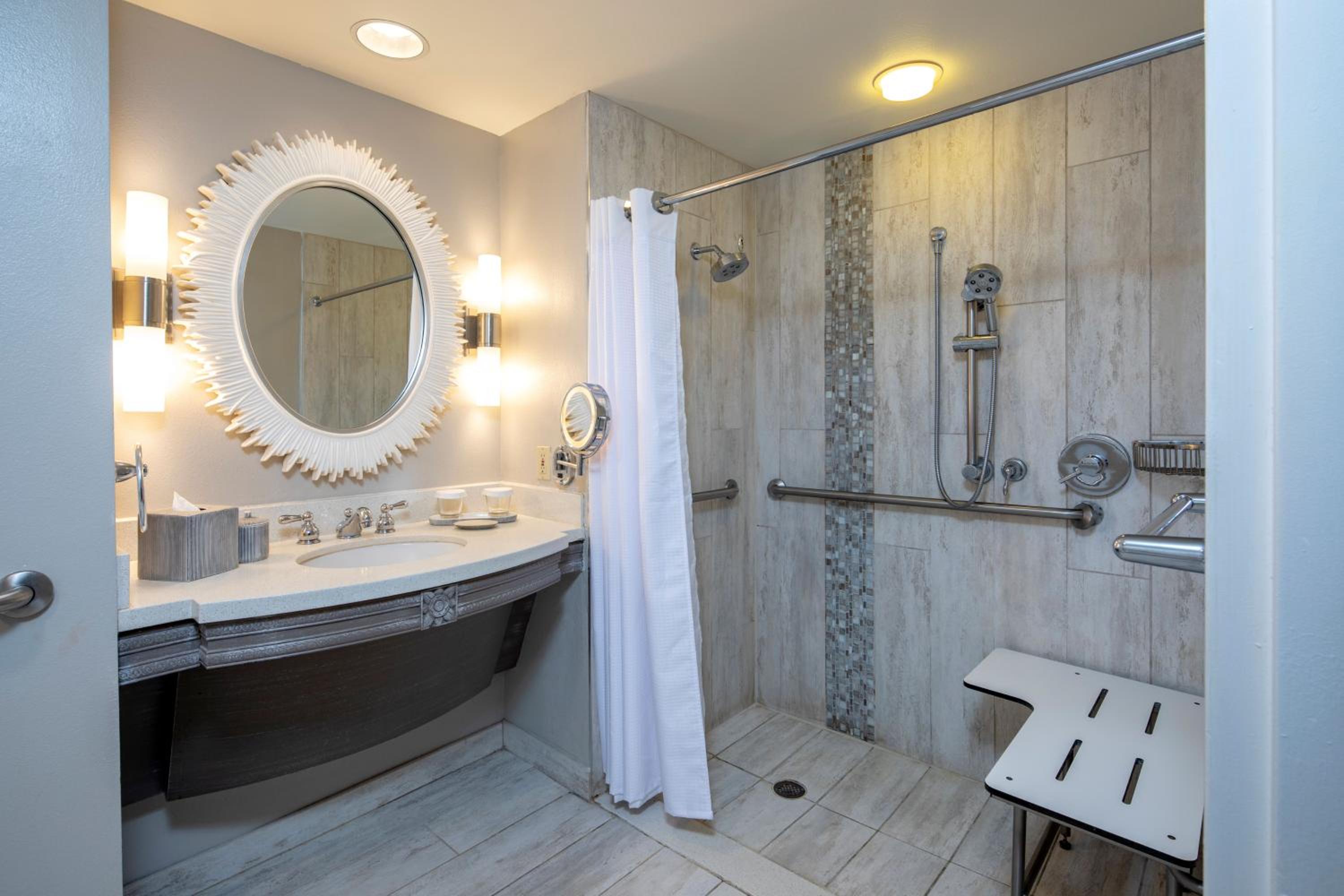 Mobility Accessible Standard 2 Queen Room, w/roll-in shower (Includes FREE^ Universal Express Unlimited)