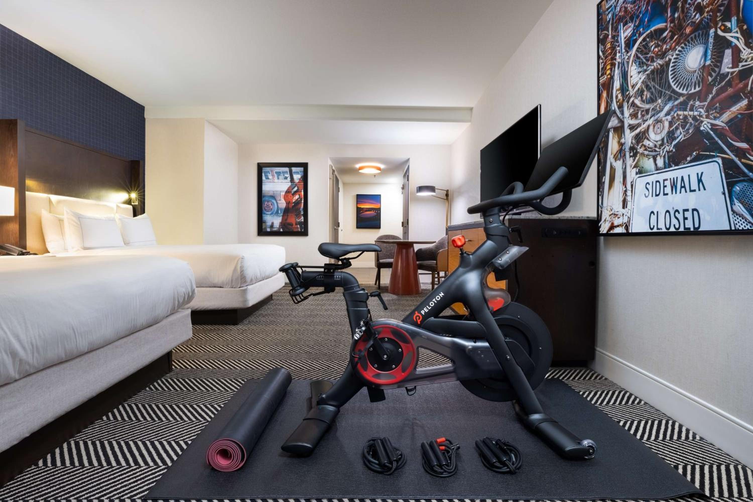 Queen Room with Two Queen Beds with Peloton Bike  - Photo 2