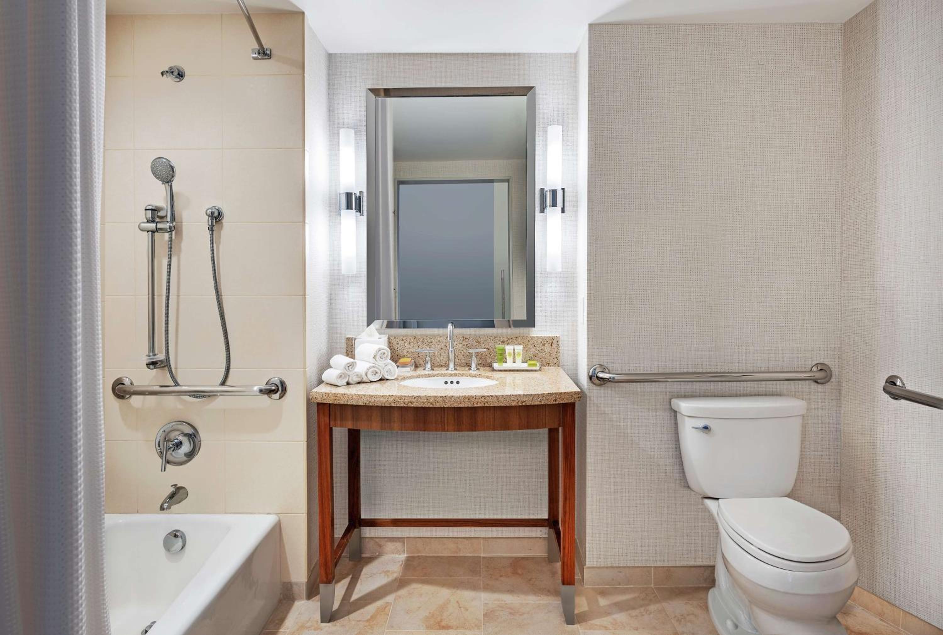 Queen Room with Two Queen Beds and Bath Tub - Mobility Accessible - Photo 7