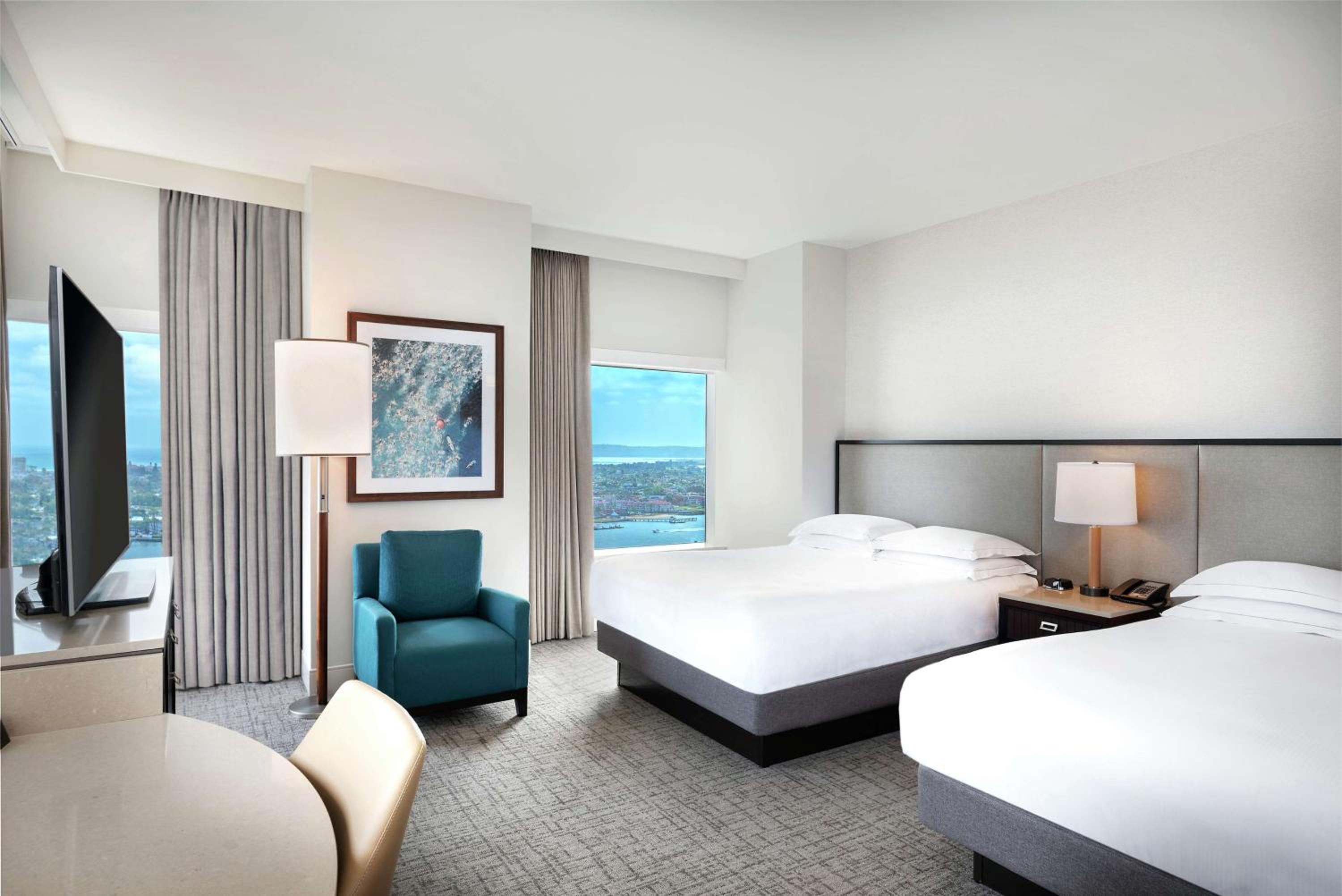 Premium Corner Queen Room with Two Queen Beds