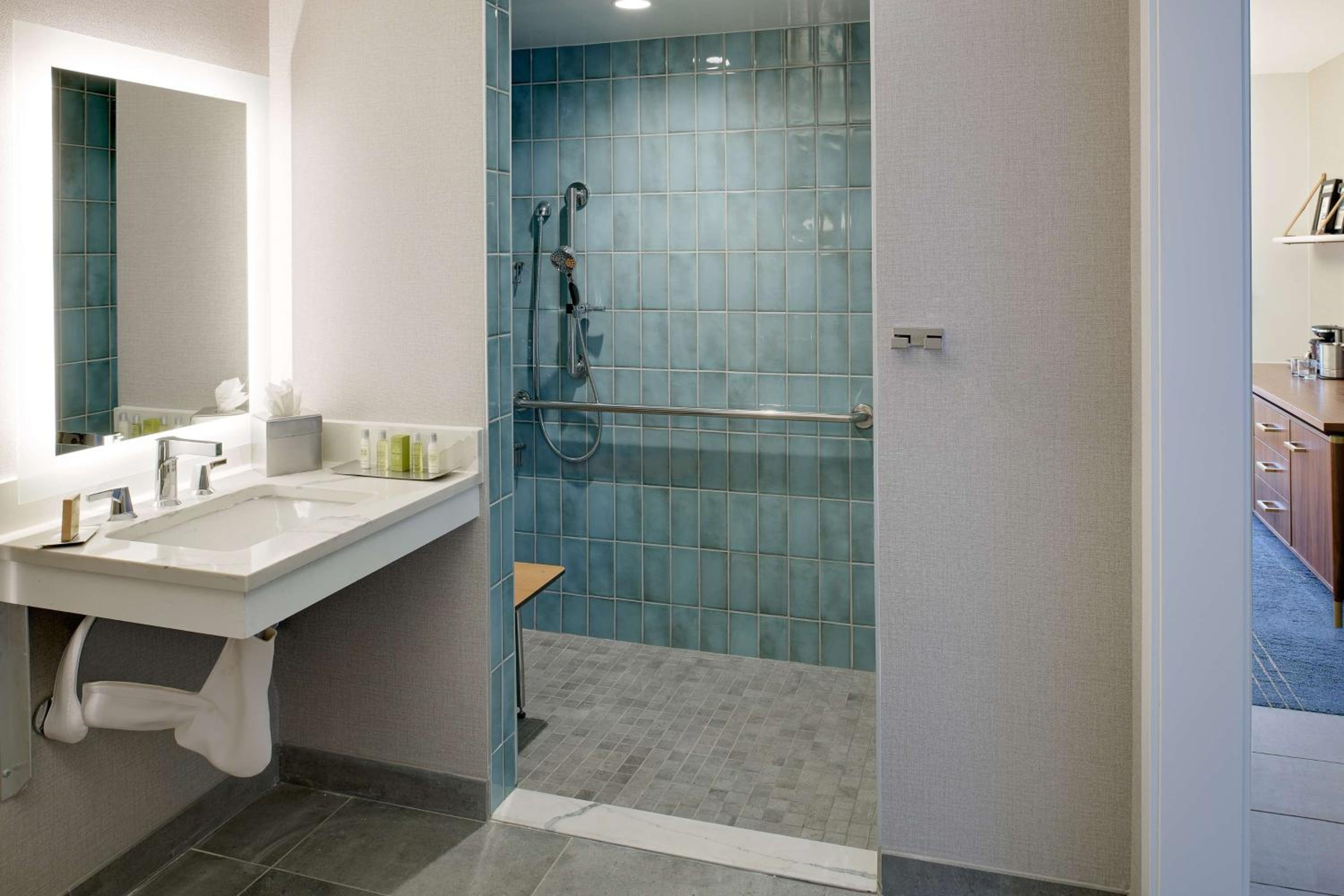 King Room with Roll-In Shower - Mobility Access