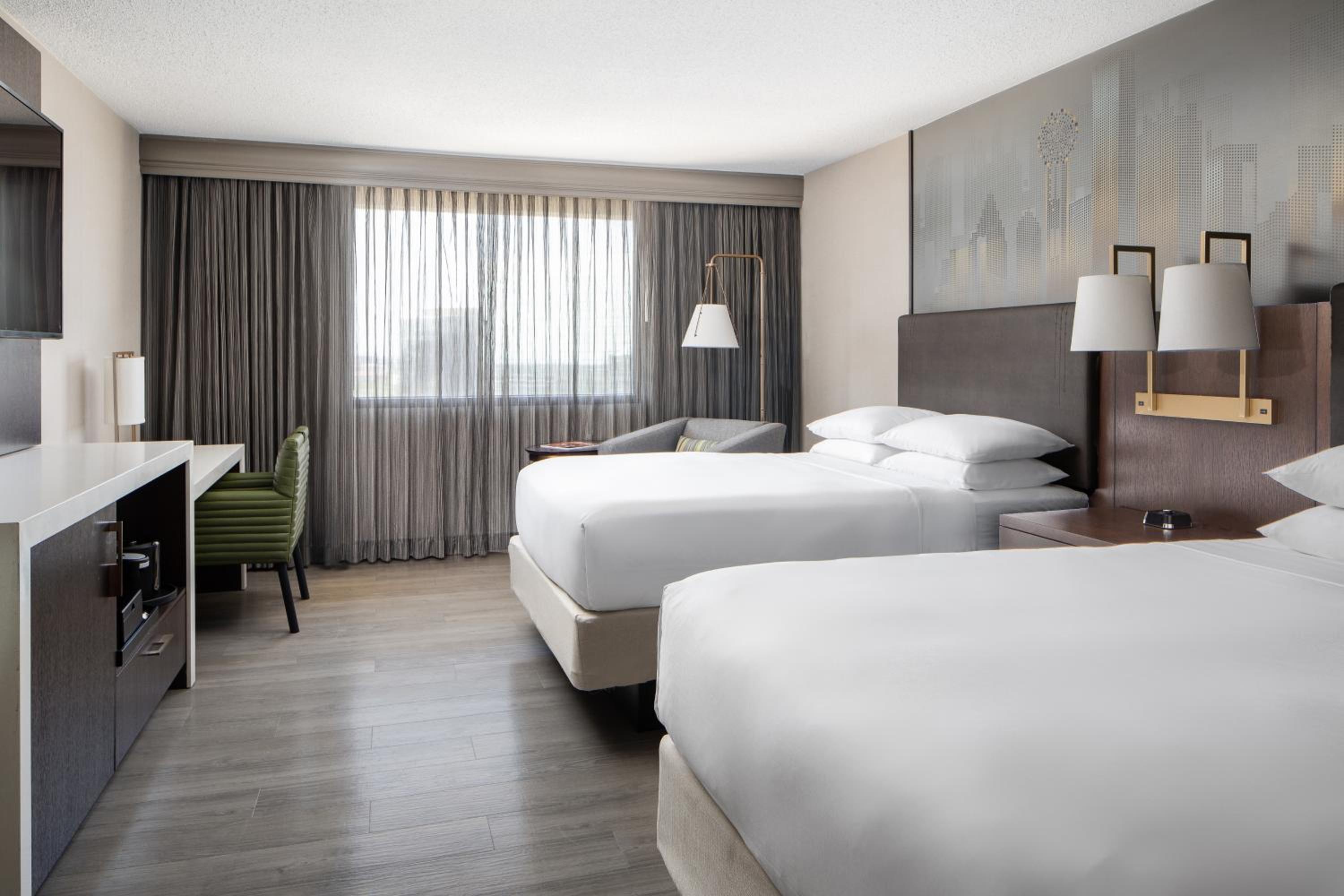 Double Room with Two Double Beds at Dallas-Addison Marriott Quorum by the Galleria in Addison