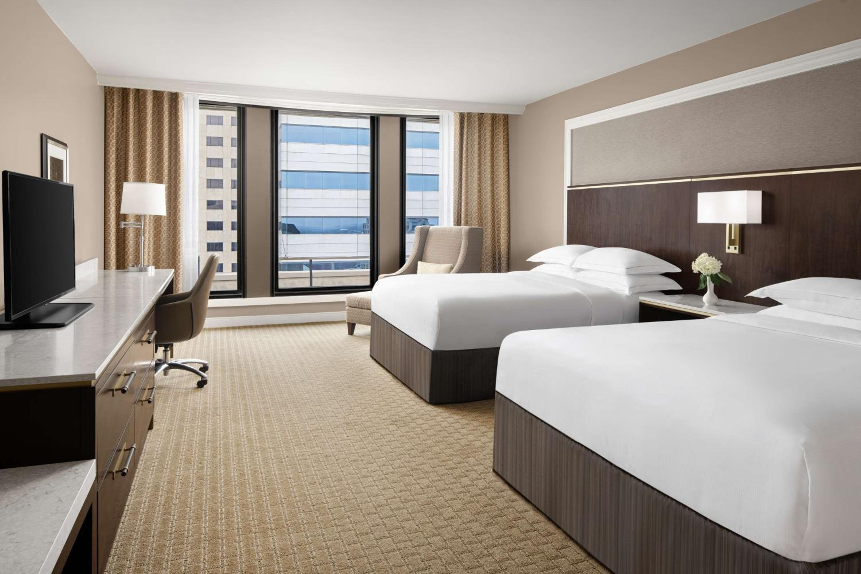 Queen Room with Two Queen Beds and Fridge - Photo 1