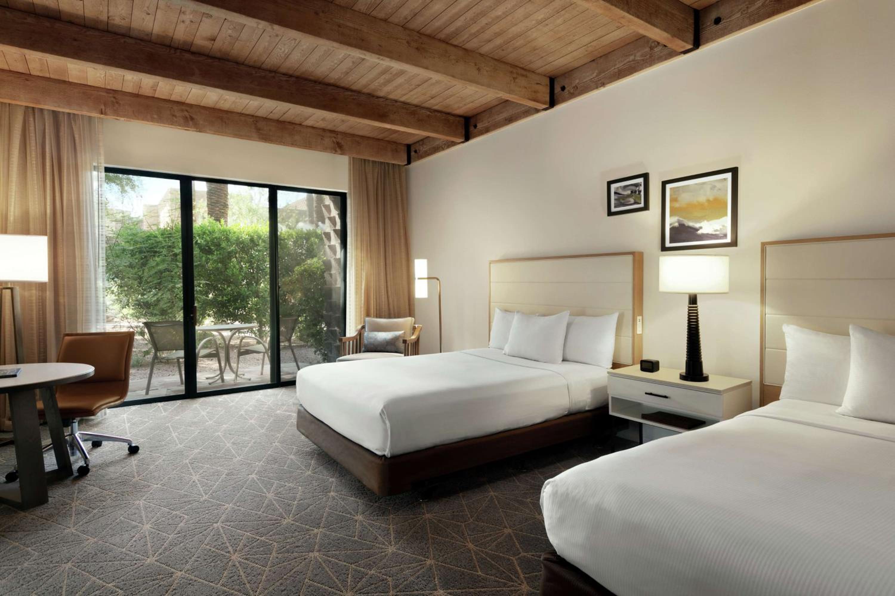 Queen Room with Two Queen Beds, Patio and Tub - Mobility Access - Photo 1
