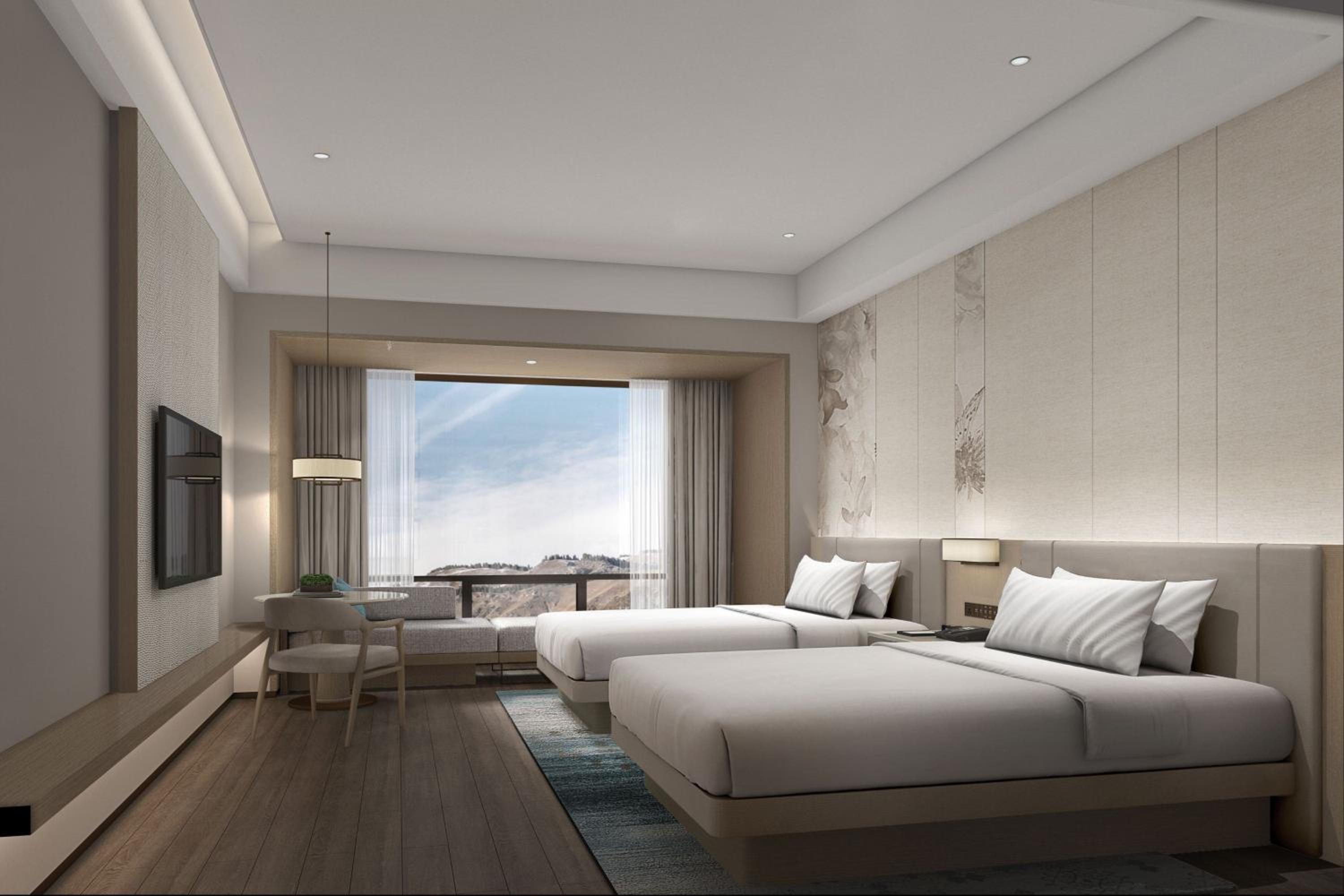 Standard Double Room with Two Double Beds and Mountain View photo 1