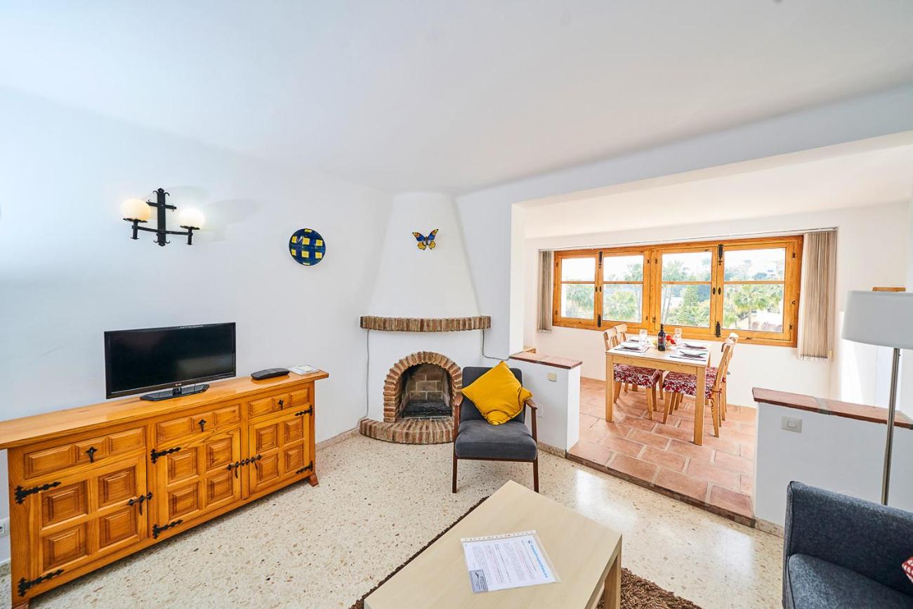 Apartamento con vista al jardín